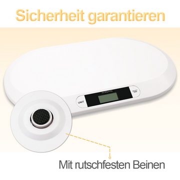 Clanmacy Personenwaage Babywaage Tierwaage Kinderwaage bis 20kg led Digitalwaage Kinderwaage