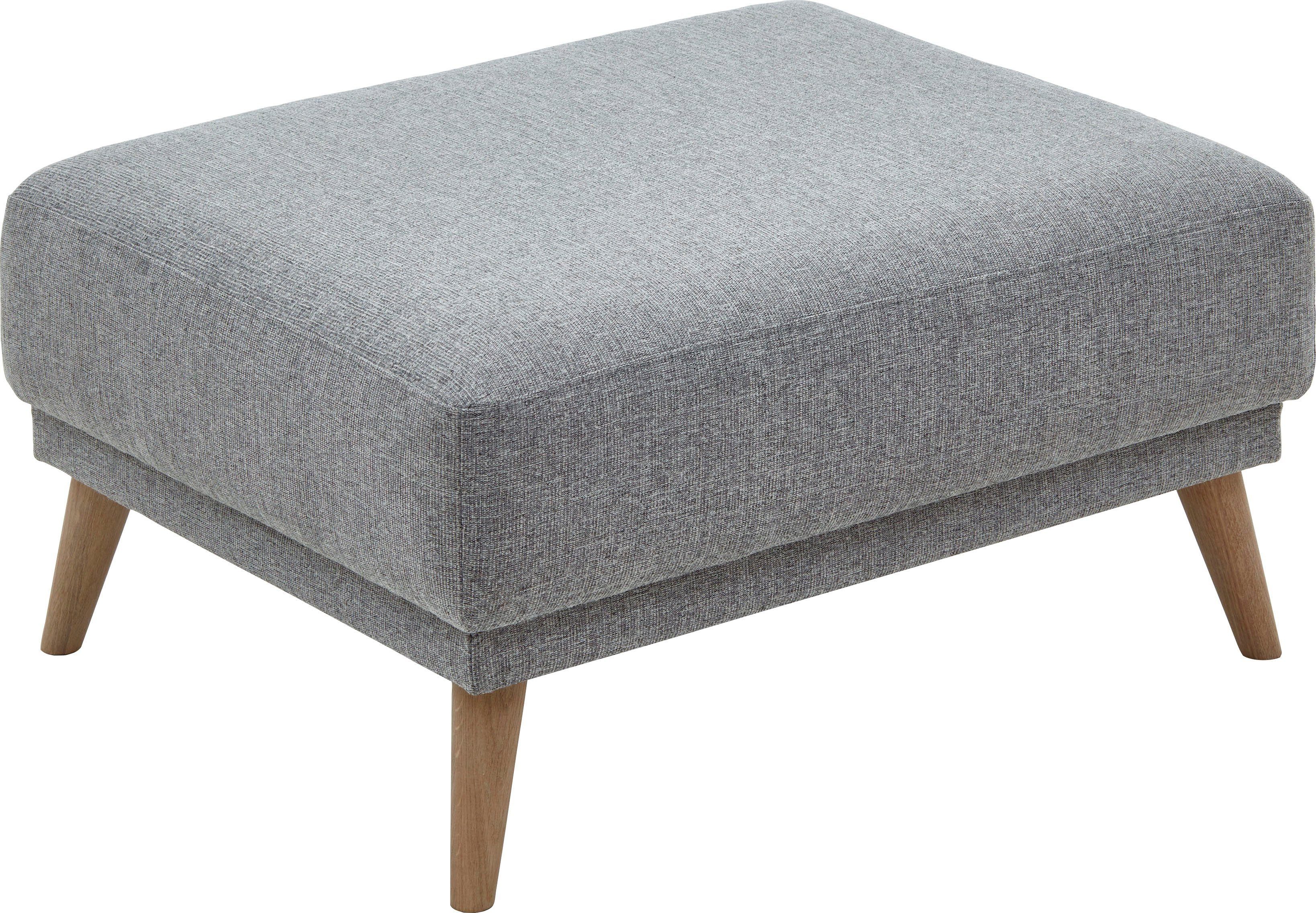 ATLANTIC home collection Hocker Elvis, Massivholzfüße günstig online kaufen