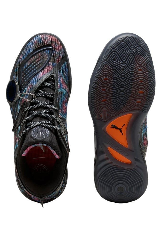PUMA Hallen-Indoorschuhe All-Pro Nitro™ 2 VBL (Basketball) schwarz/bunt Badmintonschuh