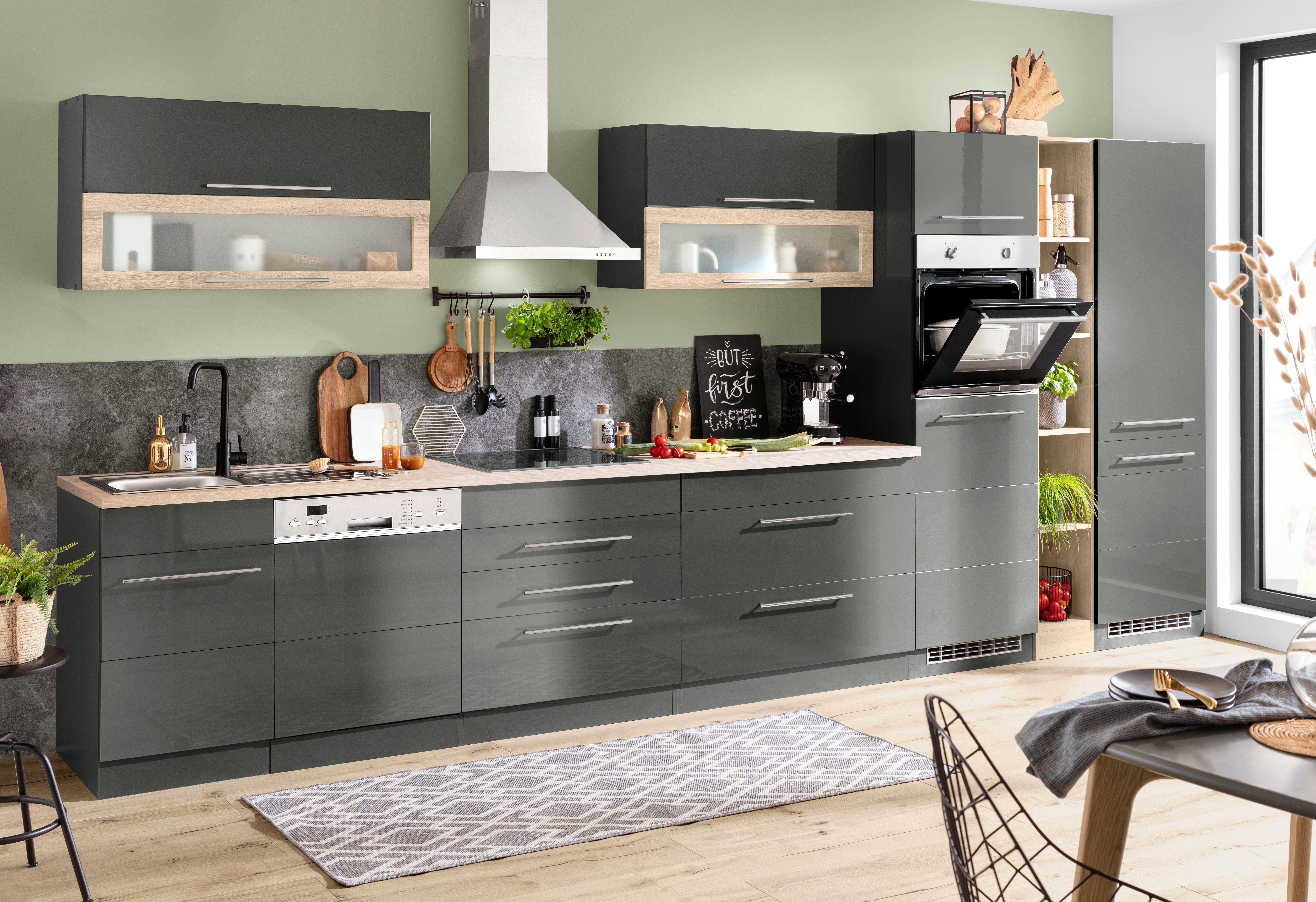 KOCHSTATION Küchenzeile KS-Wien, Breite 440 cm, günstig online kaufen