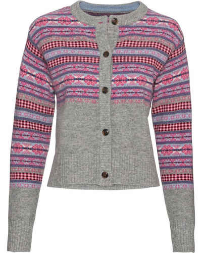 Reitmayer Strickjacke Jacquard-Strickjacke