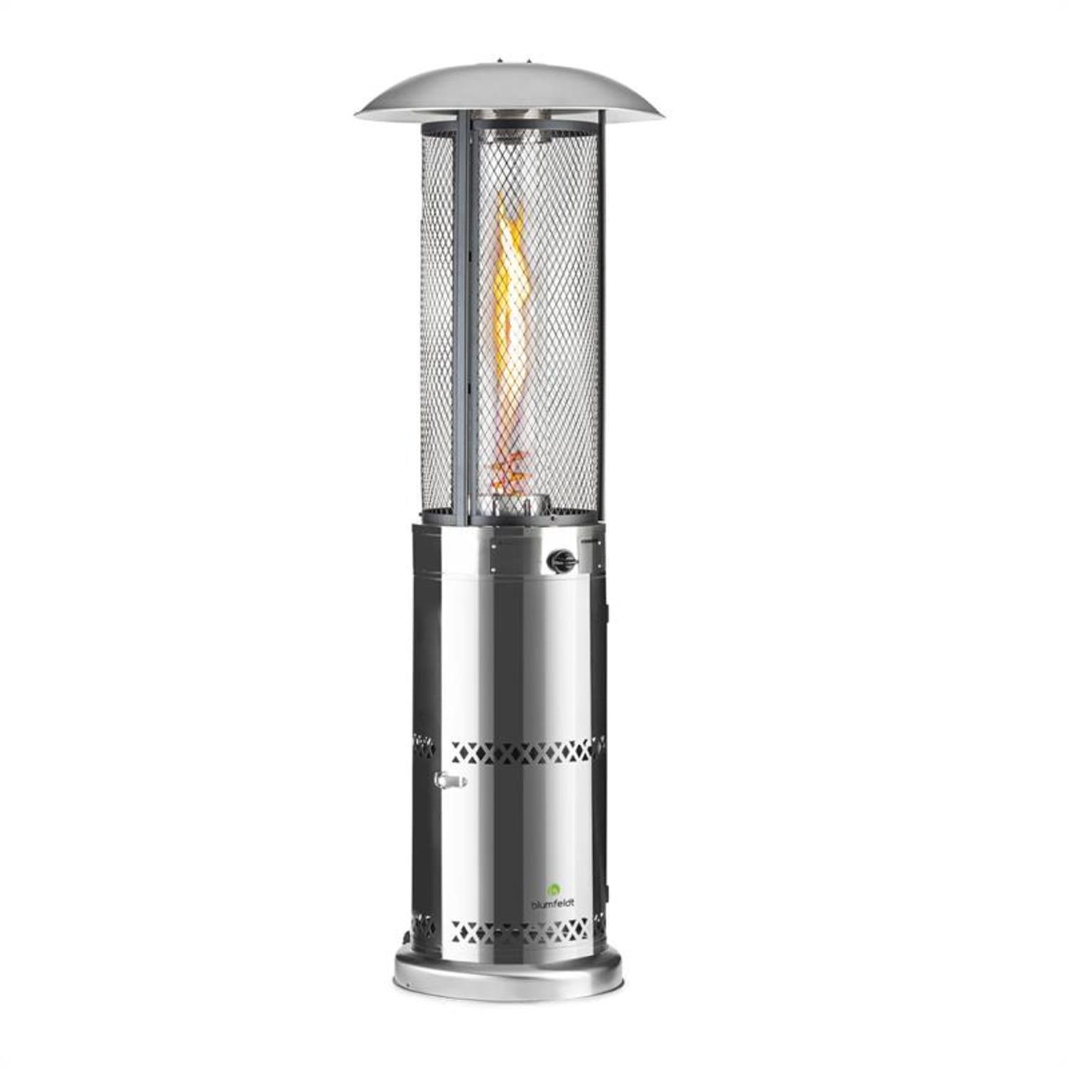 blumfeldt Terrassenstrahler Goldflame Deluxe, 11000 W, elektrische Gasheizgerät terrassenheizstrahler Outdoor