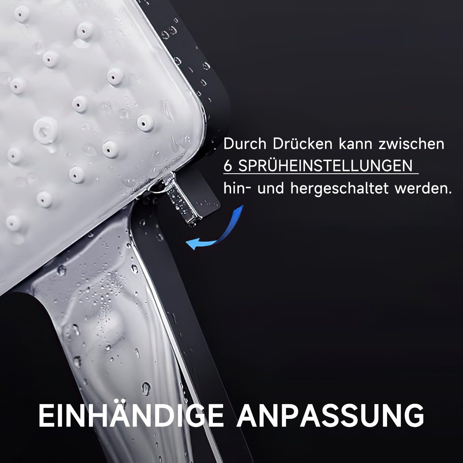 Refined Living Handbrause Duschkopf mit Schlauch günstig online kaufen