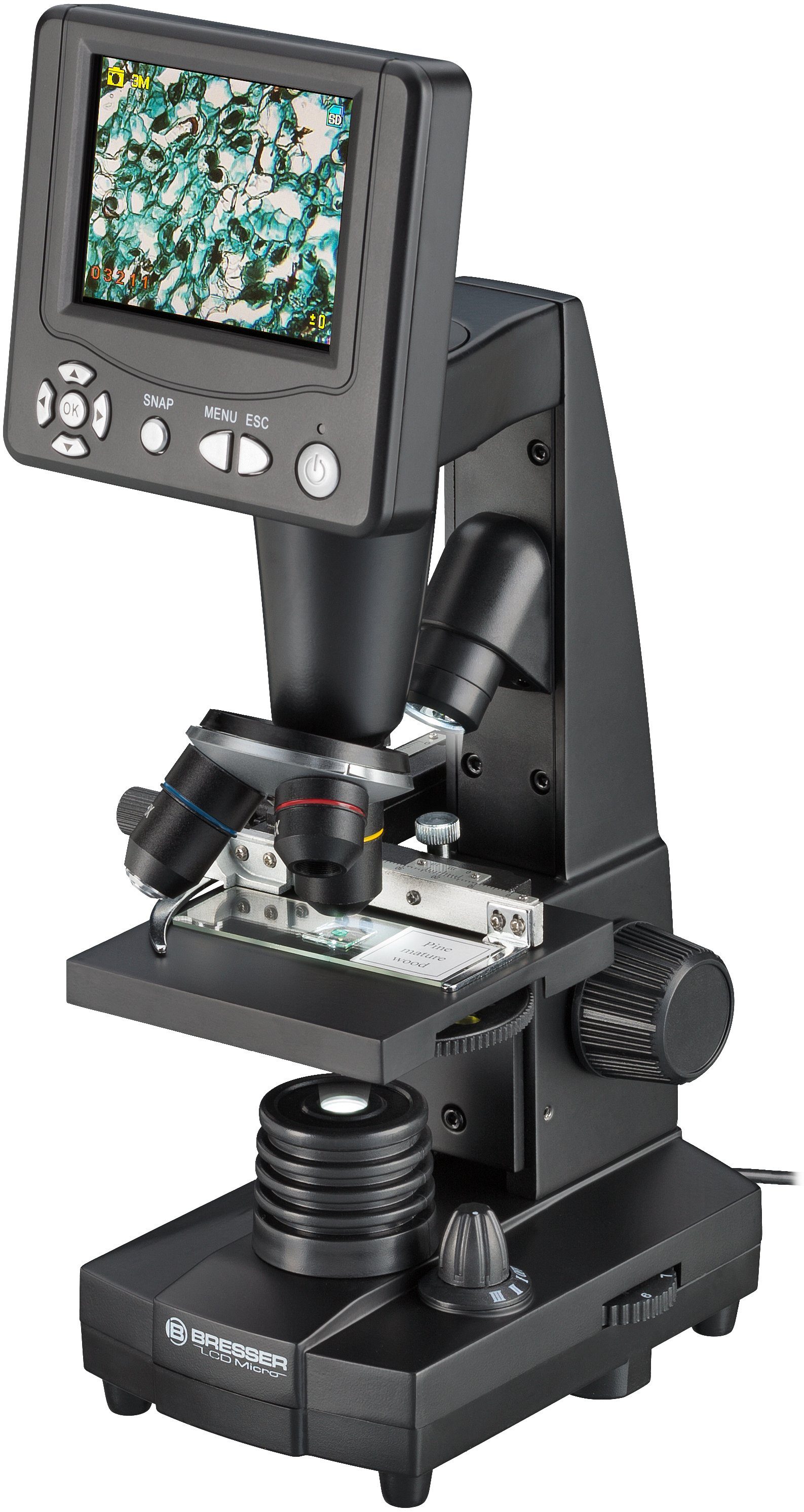 BRESSER LCD-Schülermikroskop 8.9cm (3.5) Digitalmikroskop