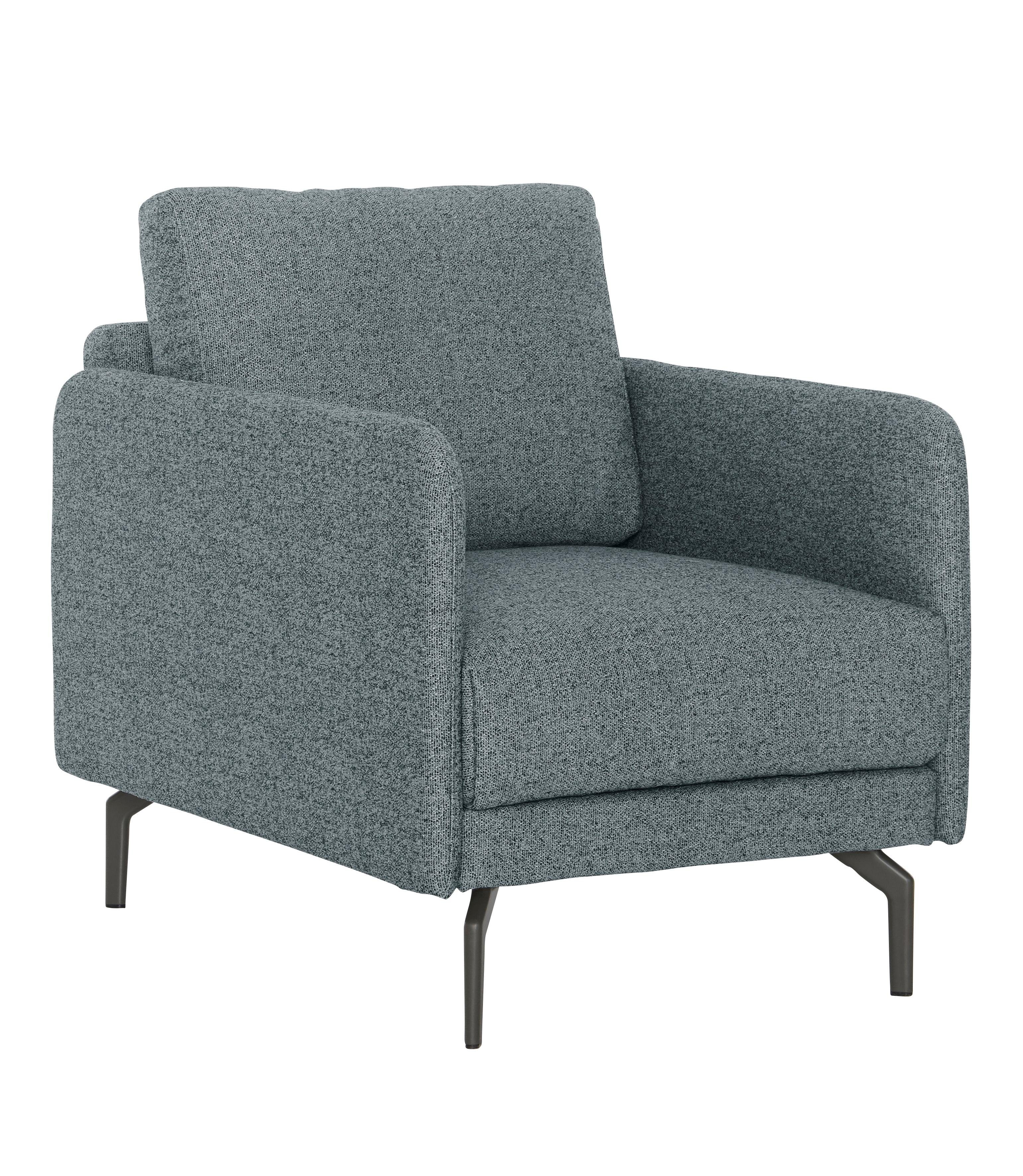 hülsta sofa Alugussfuß cm, 70 hs.450, schmal, Breite Umbragrau Armlehne Sessel sehr