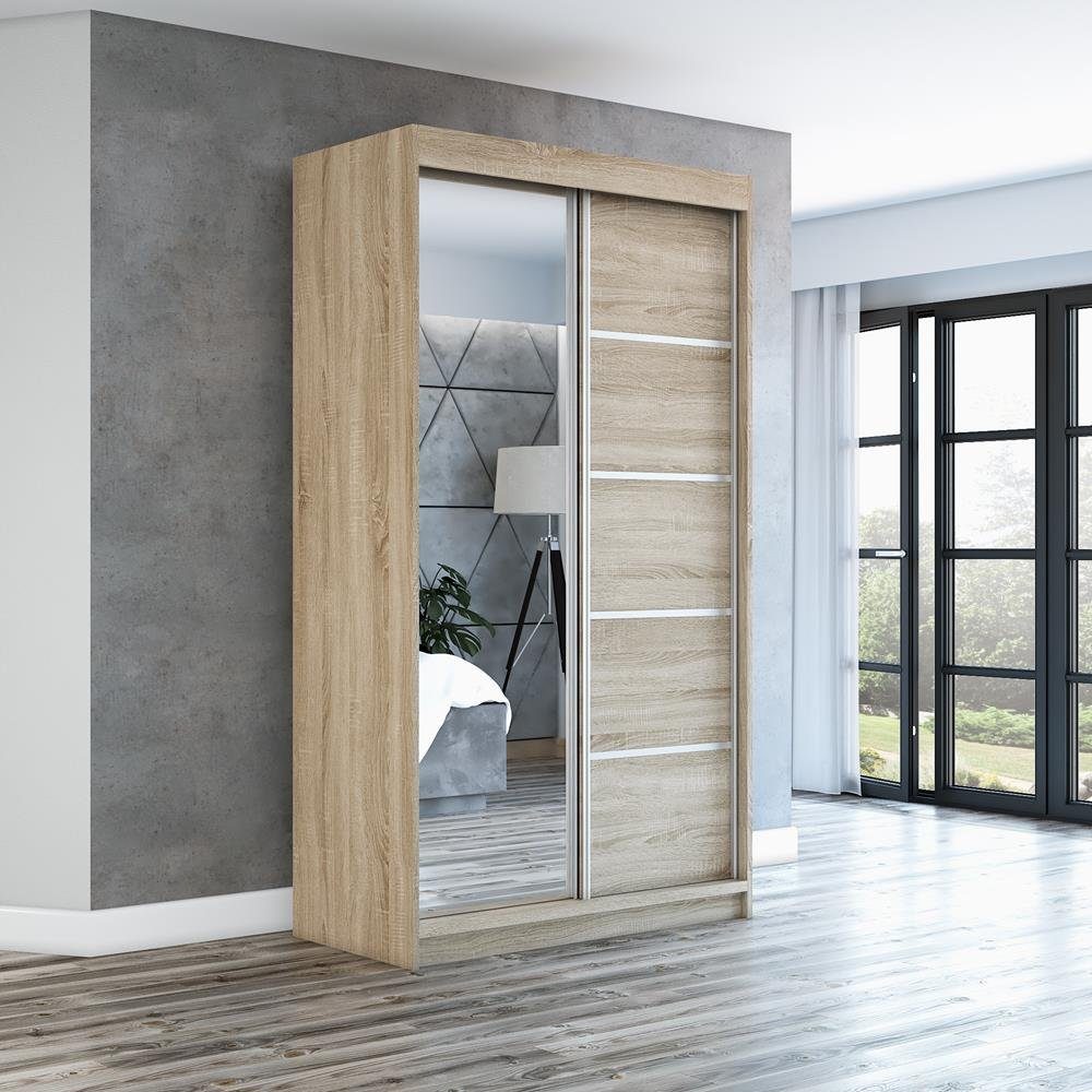 A&J MöbelLand GmbH Schiebetürenschrank GAPI mit Spiegel (TOP ANGEBOT! Geräu günstig online kaufen