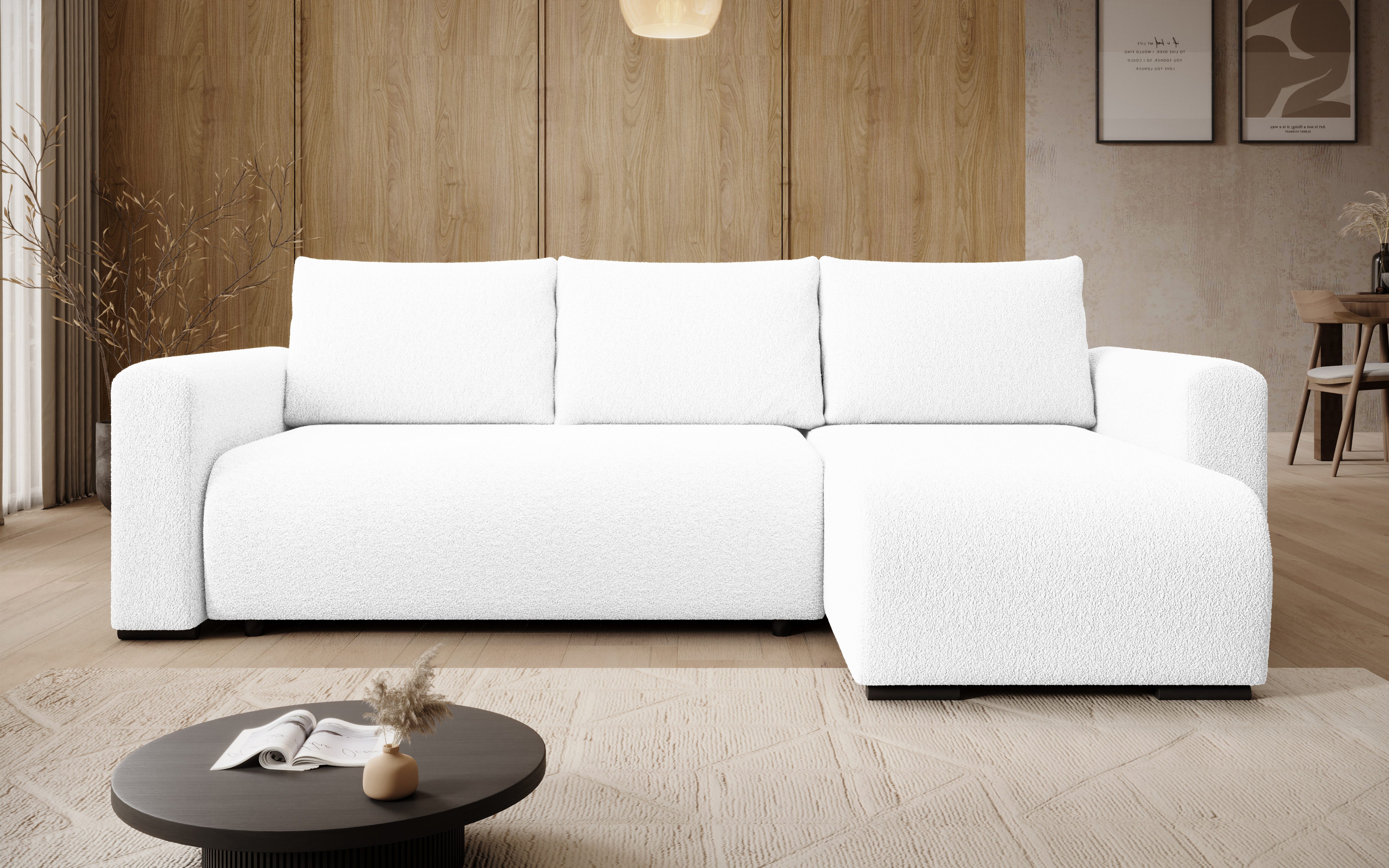 storez24 Ecksofa Tally, mit Bettkasten und Schlaffunktion, L-Form, bequem