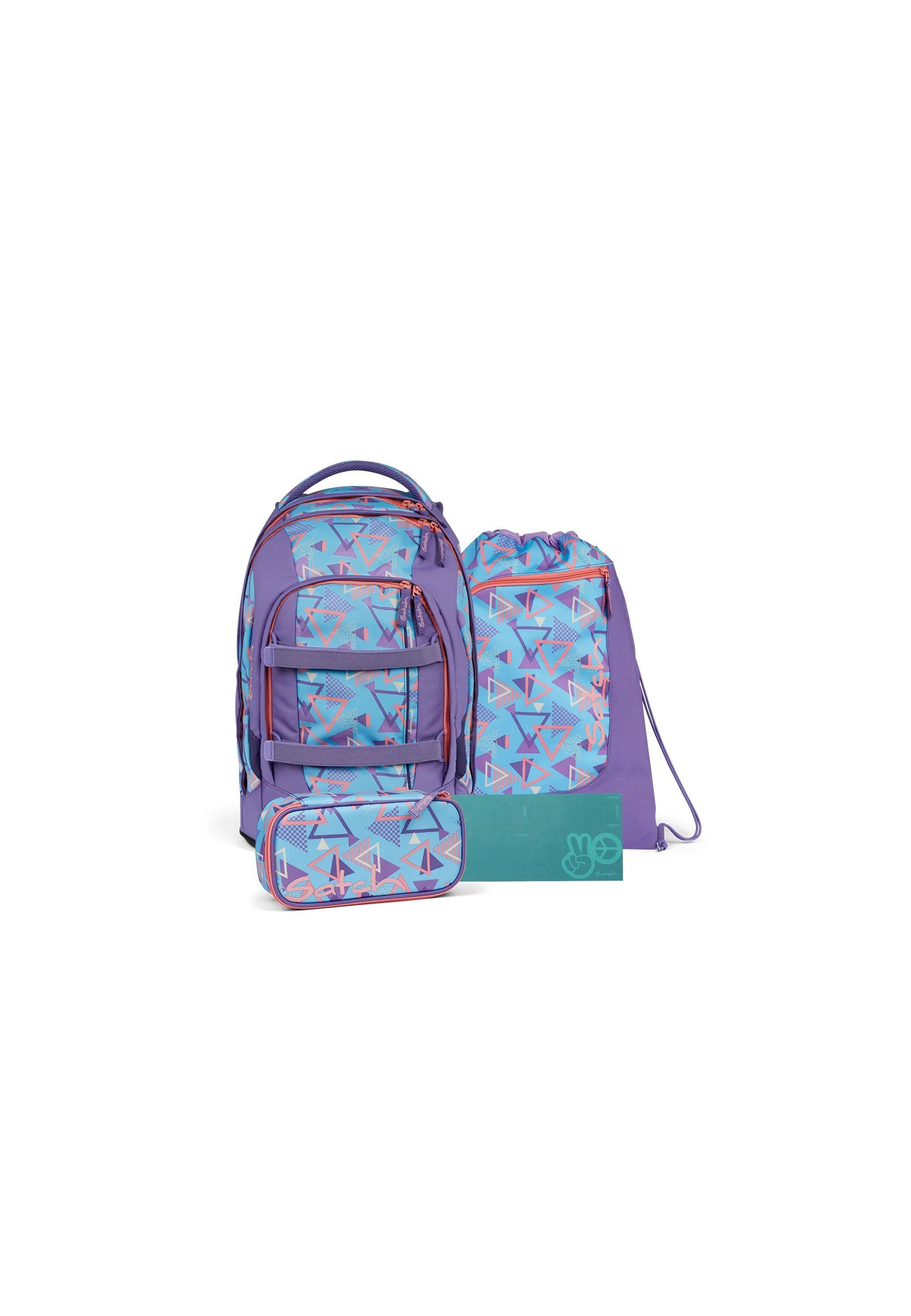 Satch Schulranzen pack Bundle (4-tlg., 4-teiliges Set), größenverstellbares Rückensystem
