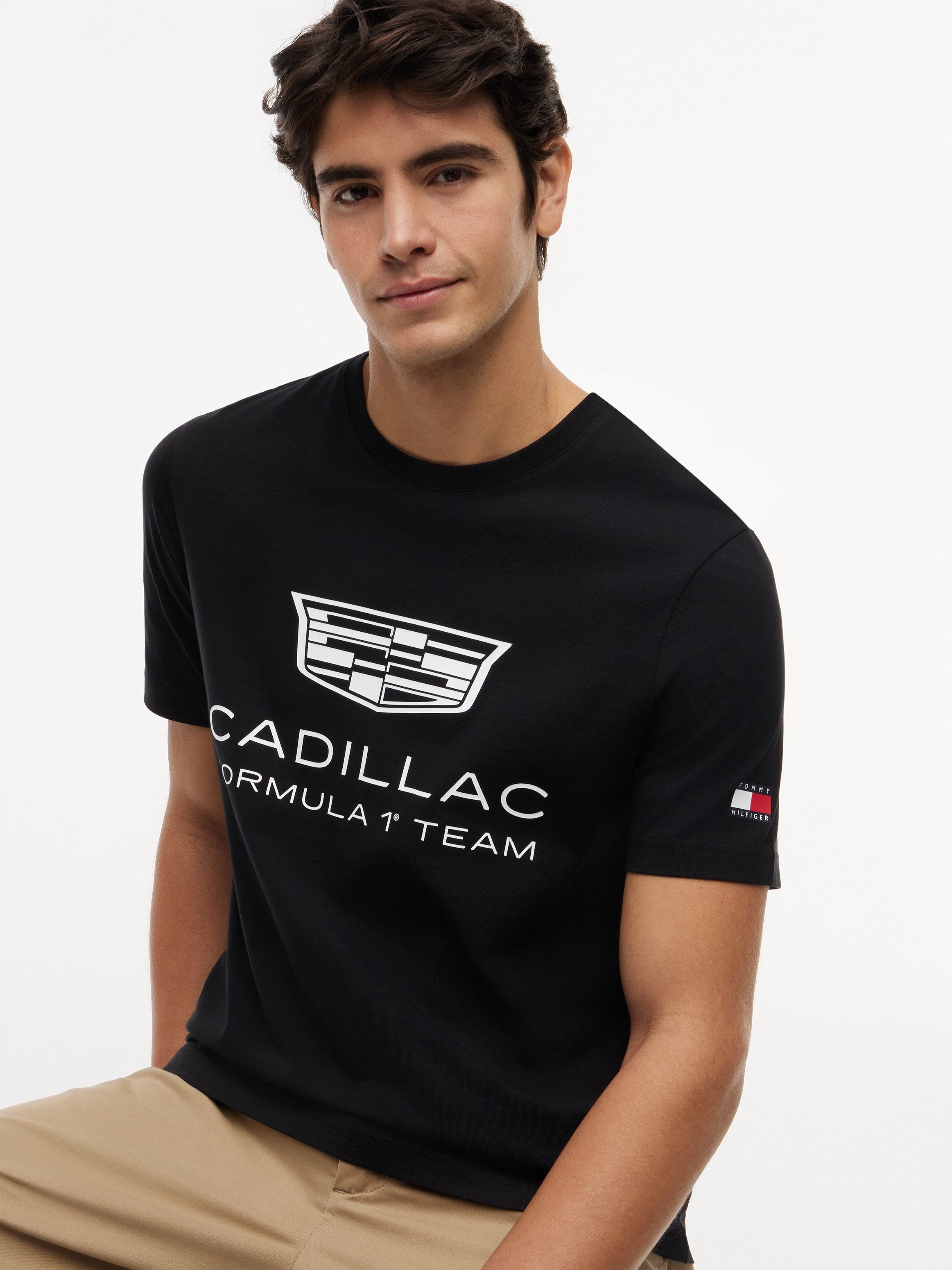 Tommy Hilfiger T-Shirt TH X Cadillac Formula 1 Team SHIELD regular fit – Bild 4 von 5