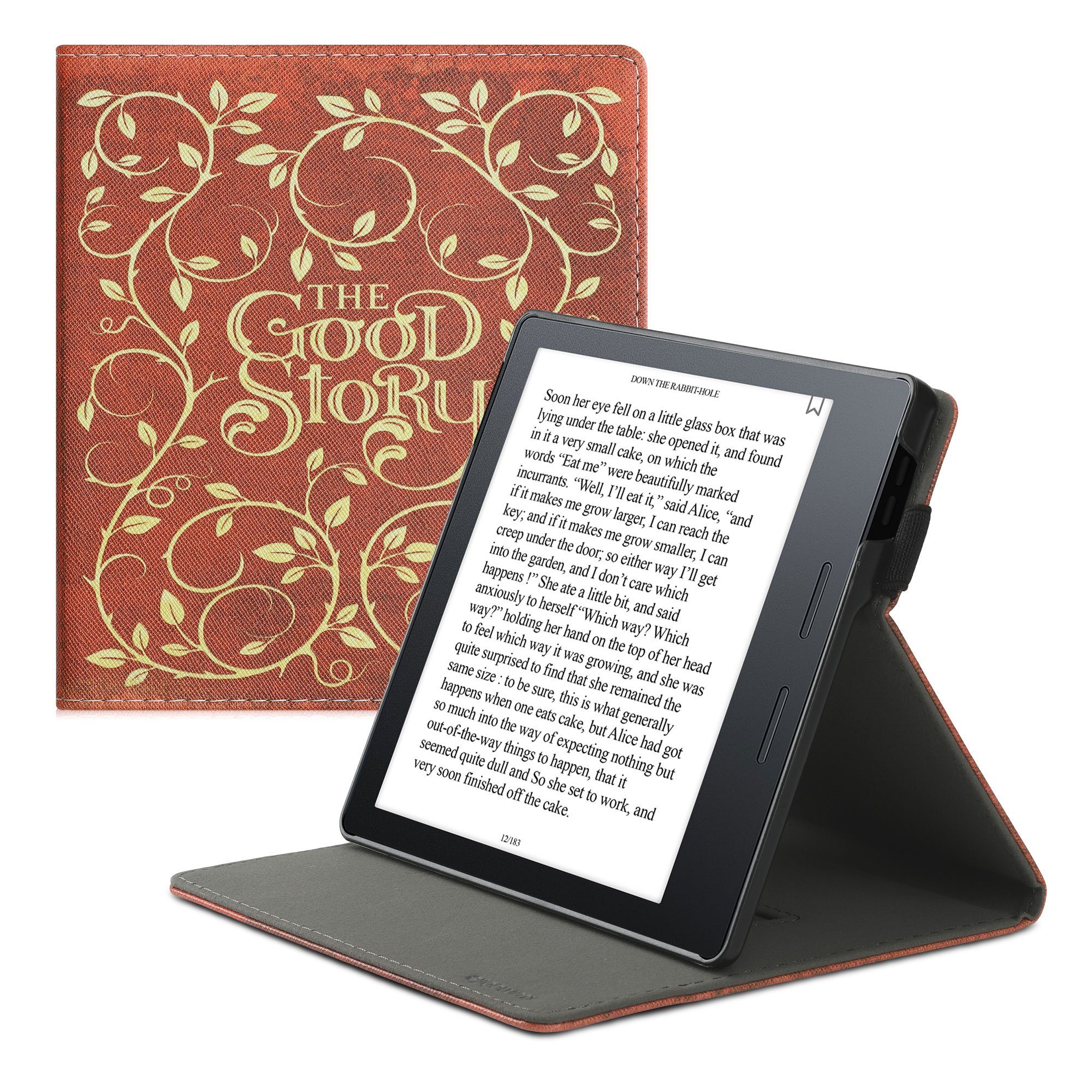 kwmobile E-Reader-Hülle Hülle für Amazon Kindle Oasis 10. Generation,  Schlaufe Ständer - e-Reader Schutzhülle - Flip Cover Case