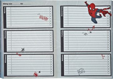 Scooli Buch Spiderman, Set, 3 St., bestehend aus Freundebuch, Heftbox und Aufgabenheft