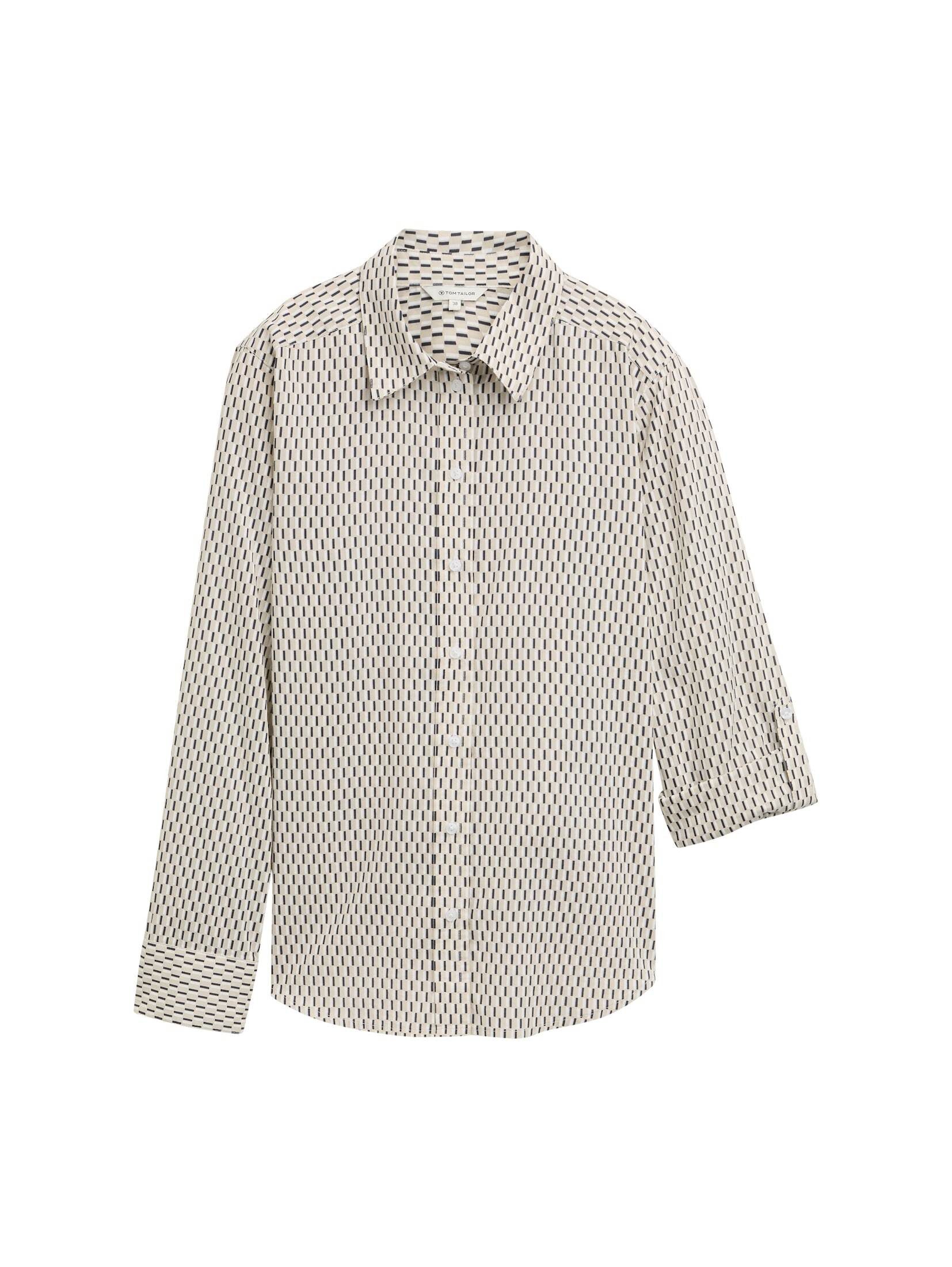 TOM TAILOR Langarmbluse Bluse mit Muster günstig online kaufen