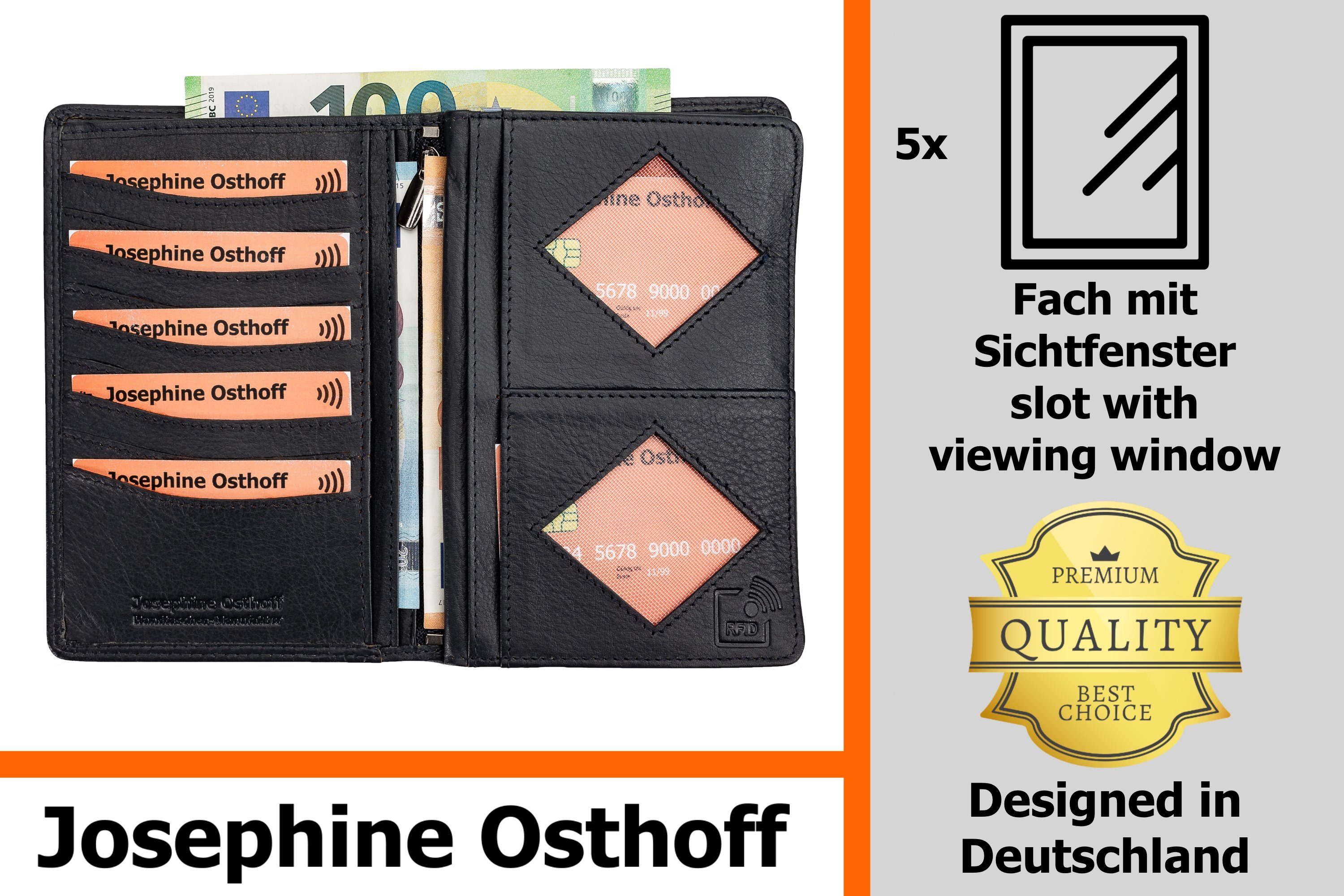 Osthoff Josephine Brieftasche Brieftasche marine