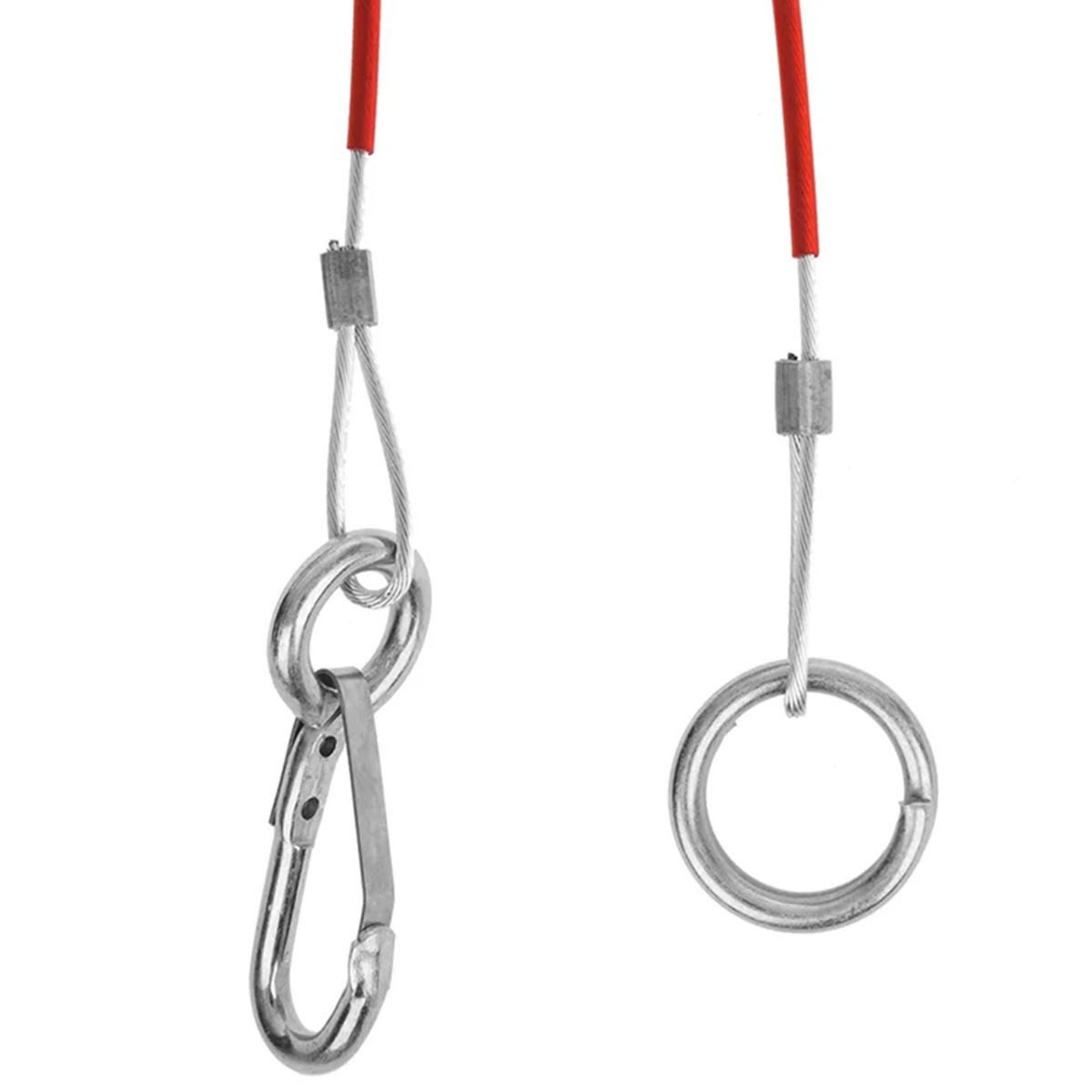 ProPlus 1m Anhänger - Abreißseil in Rot verkleidetes Sicherungsseil aus Dra günstig online kaufen