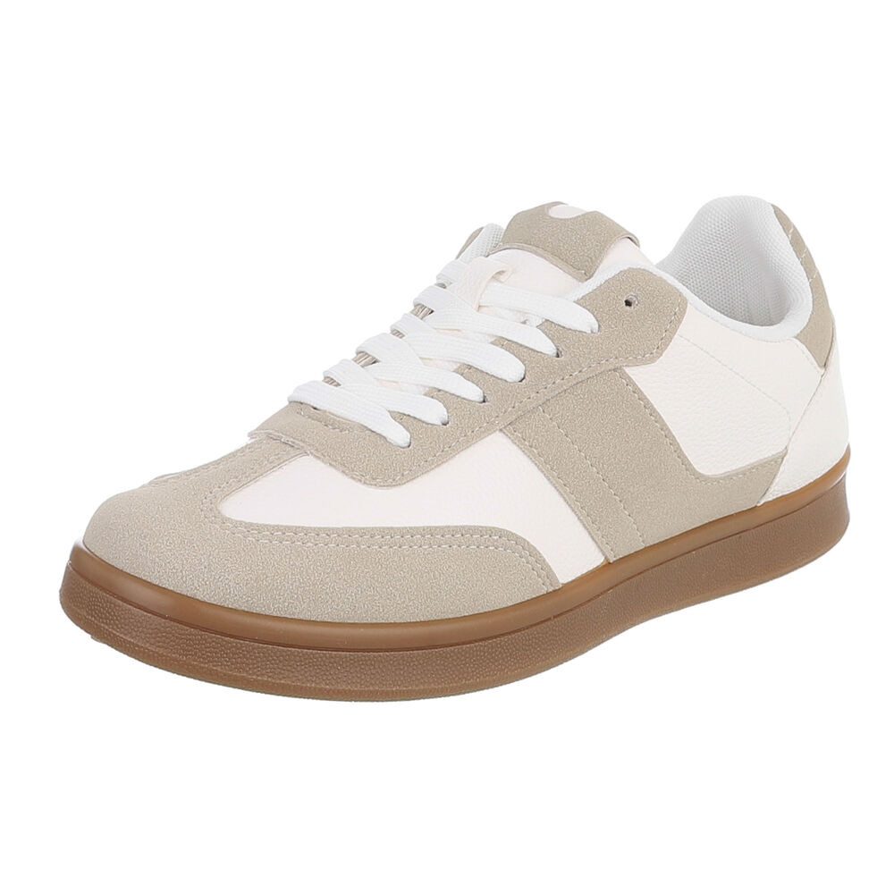 Coolwalk Herrensneaker mit Schnürung für Alltag und Freizeit Sneaker (91977407) Flach Sneakers in Beige