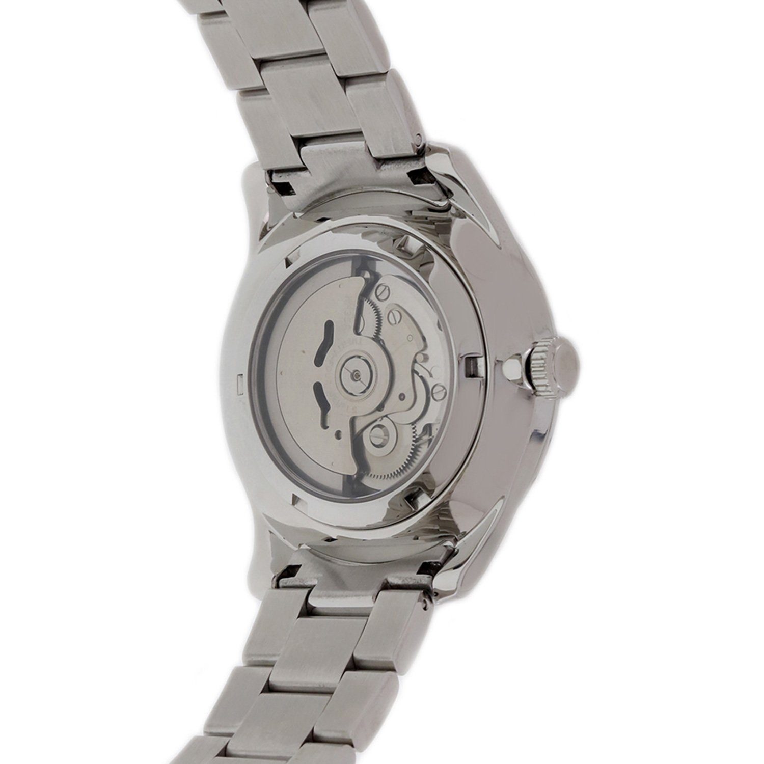 Dugena Quarzuhr Herrenuhr 4461090 Milano Automatik, blaues Zifferblatt, Edelstahl, Saphirglas