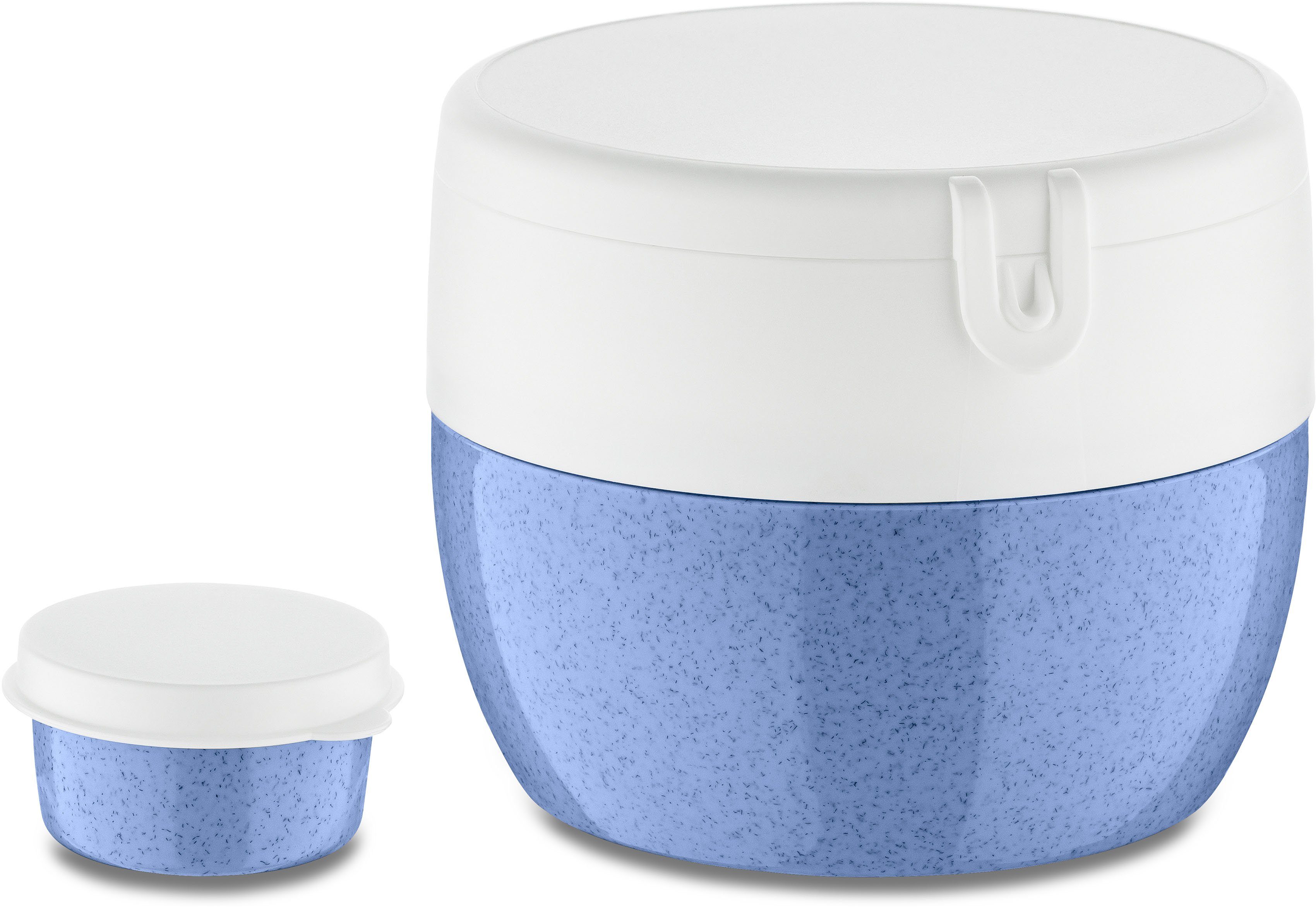 blue 400 Kunststoff, ml spülmaschinengeeignet, KOZIOL (1-tlg), organic M, melaminfrei, Lunchbox BENTOBOX