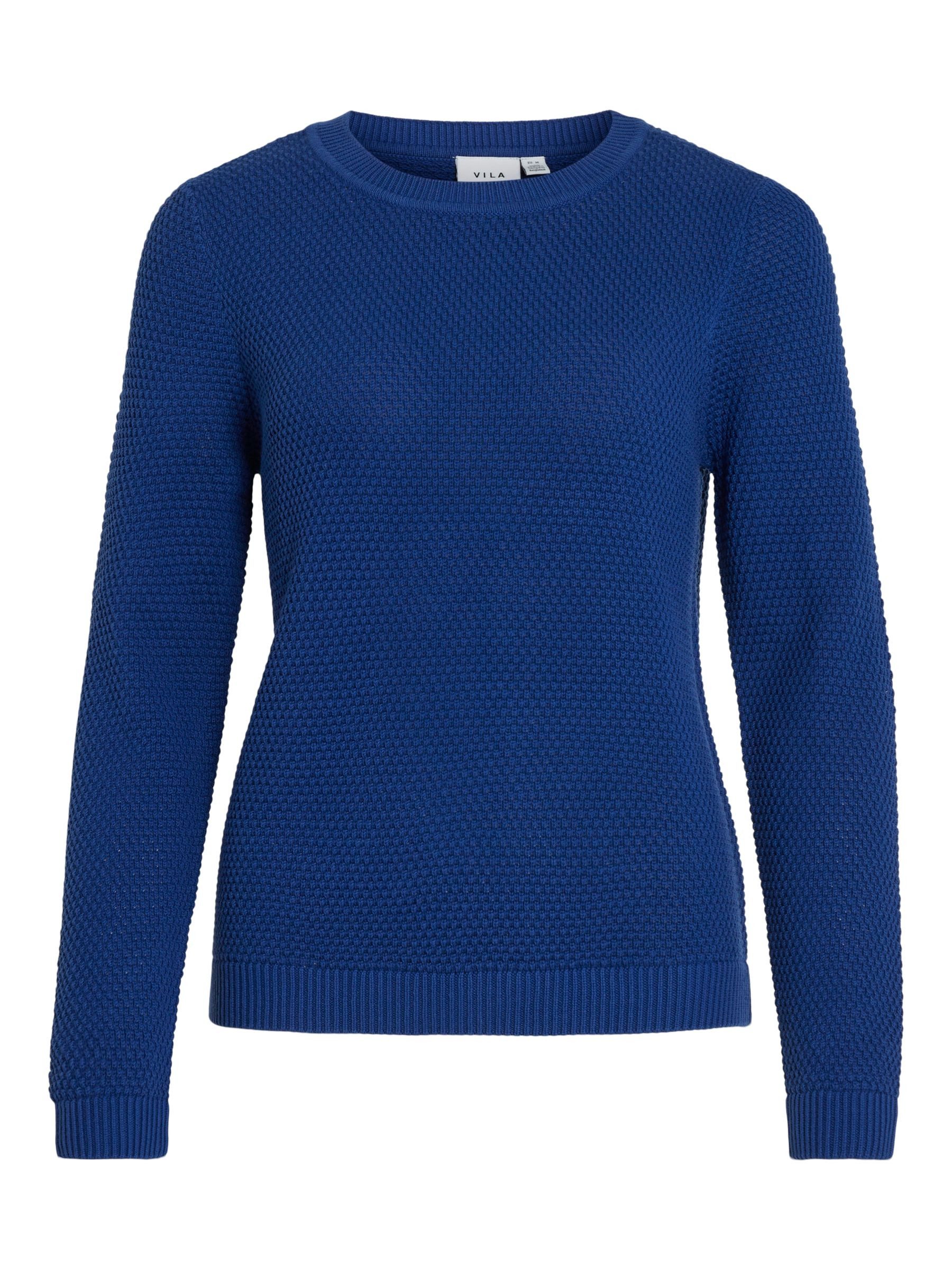 Vila Strickpullover Struktur Strickpullover Kuscheliger Design günstig online kaufen