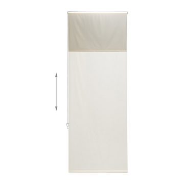 relaxdays Duschrollo Duschrollo beige Breite 60 cm, 60x240cm