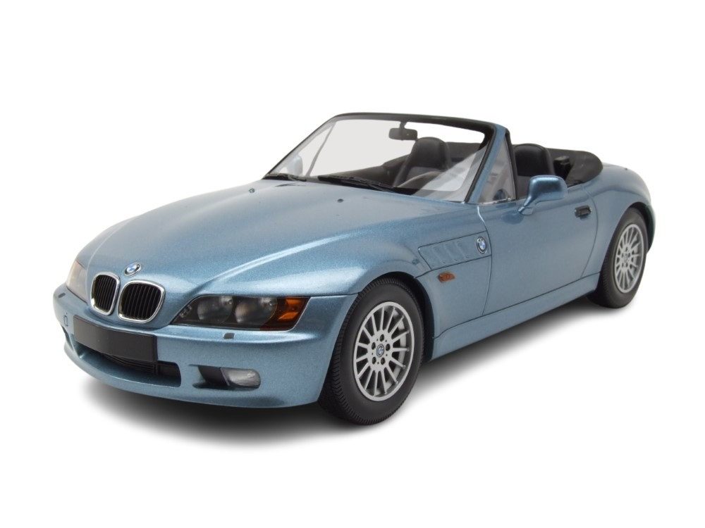 Minichamps Modellauto BMW Z3 Roadster 1997 hellblau metallic, Maßstab 1:18