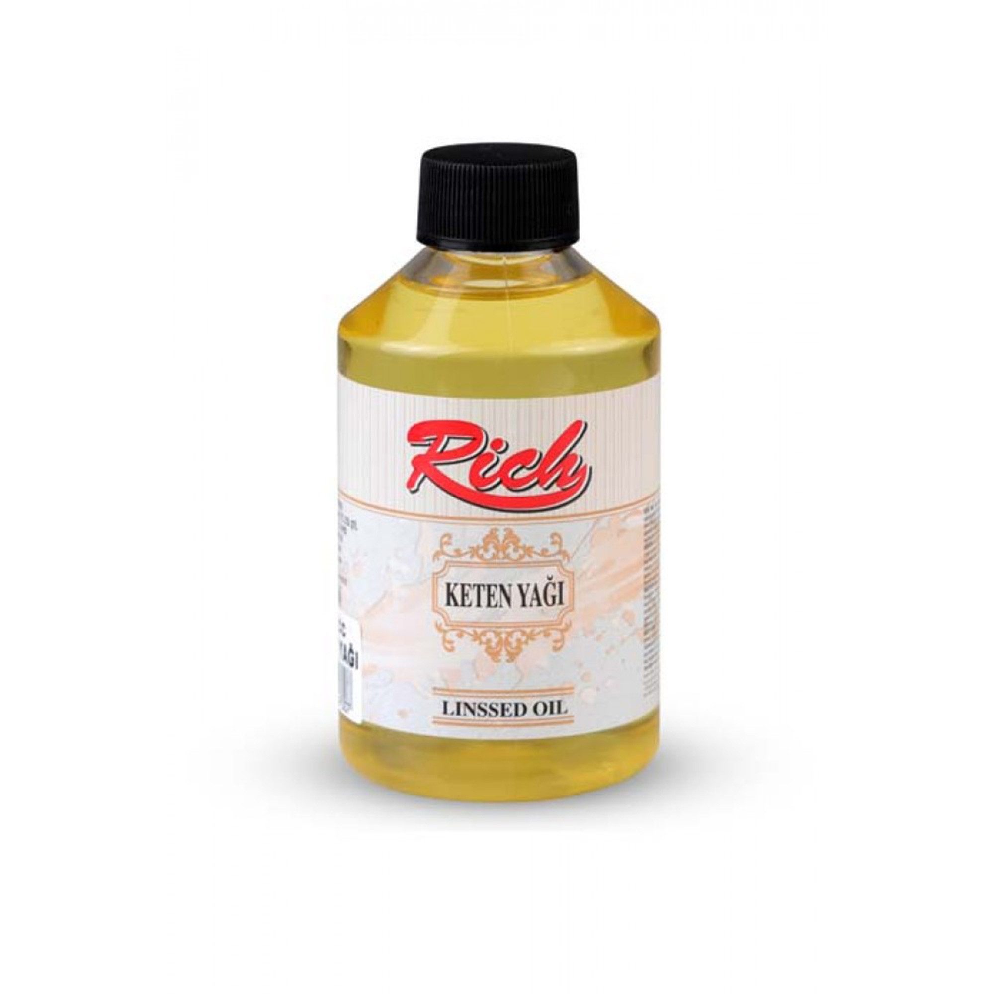 RICH Bastelfarbe Rich Leinöl Natürliche Leinsamenöl 100/250/500 ml