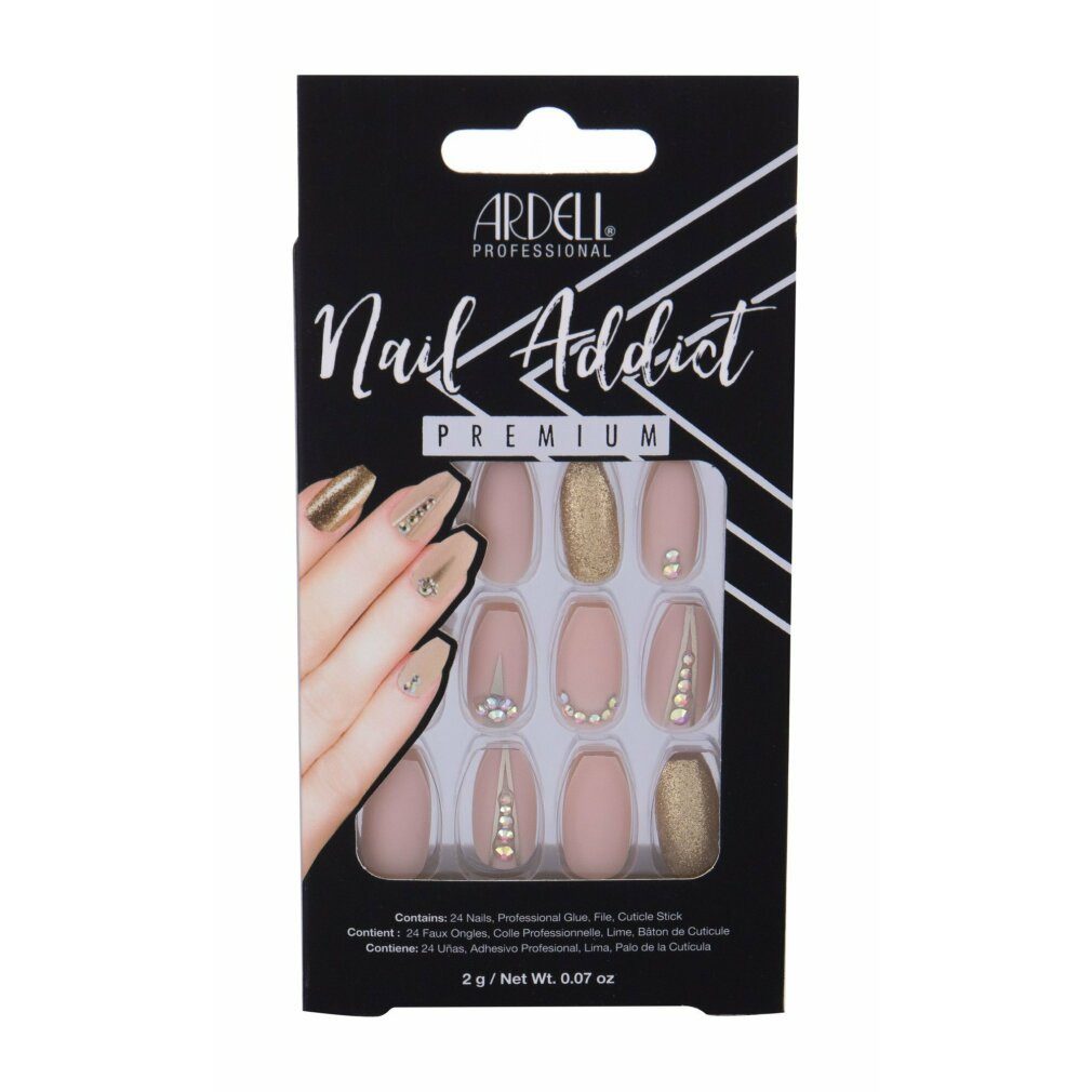 ARDELL Nageldesign Zubehör Ardell Nail Addict Hautfarbe Jeweled False Nails
