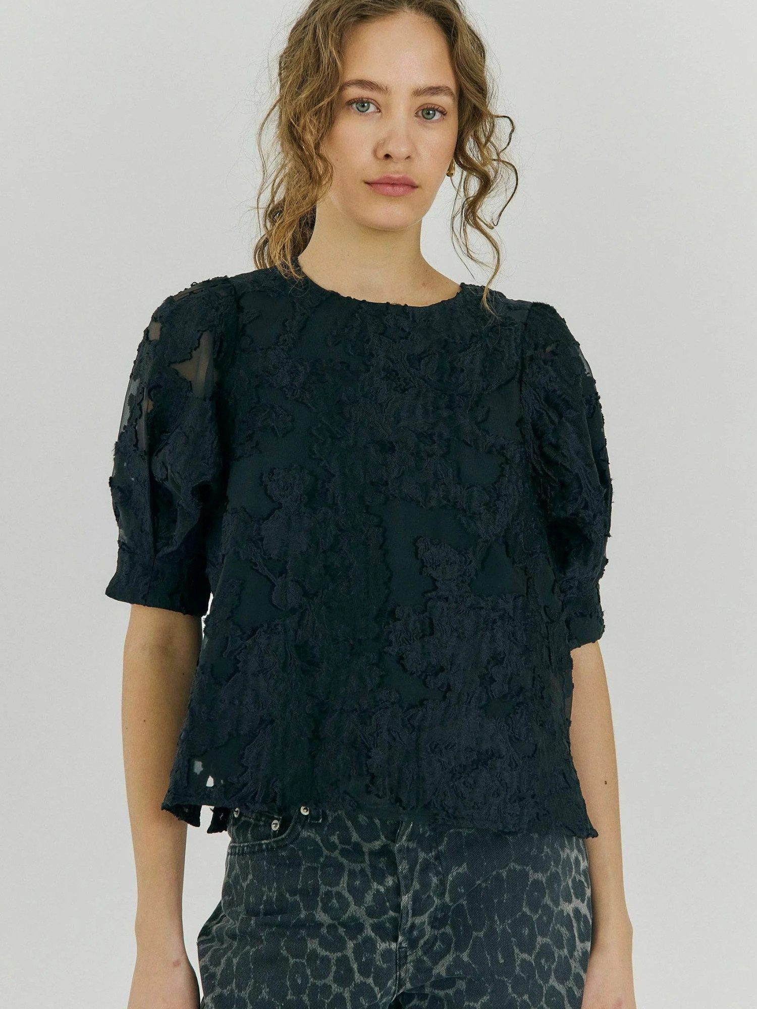 NORR Kurzarmhemd NORR T-shirt Burna