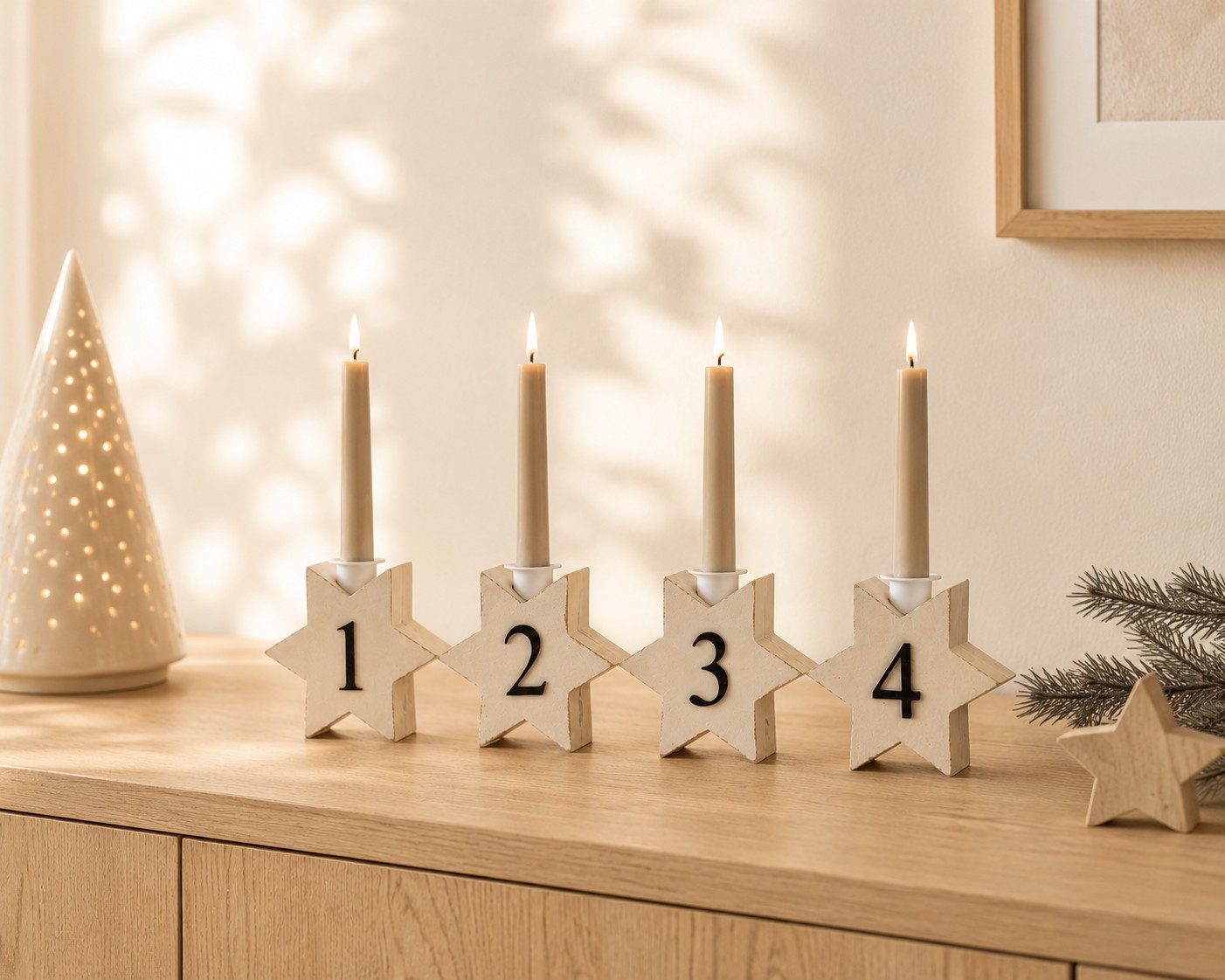 Wurm Kerzenhalter Otto Kerzenhalter STERNE Kerzenständer Adventskranz