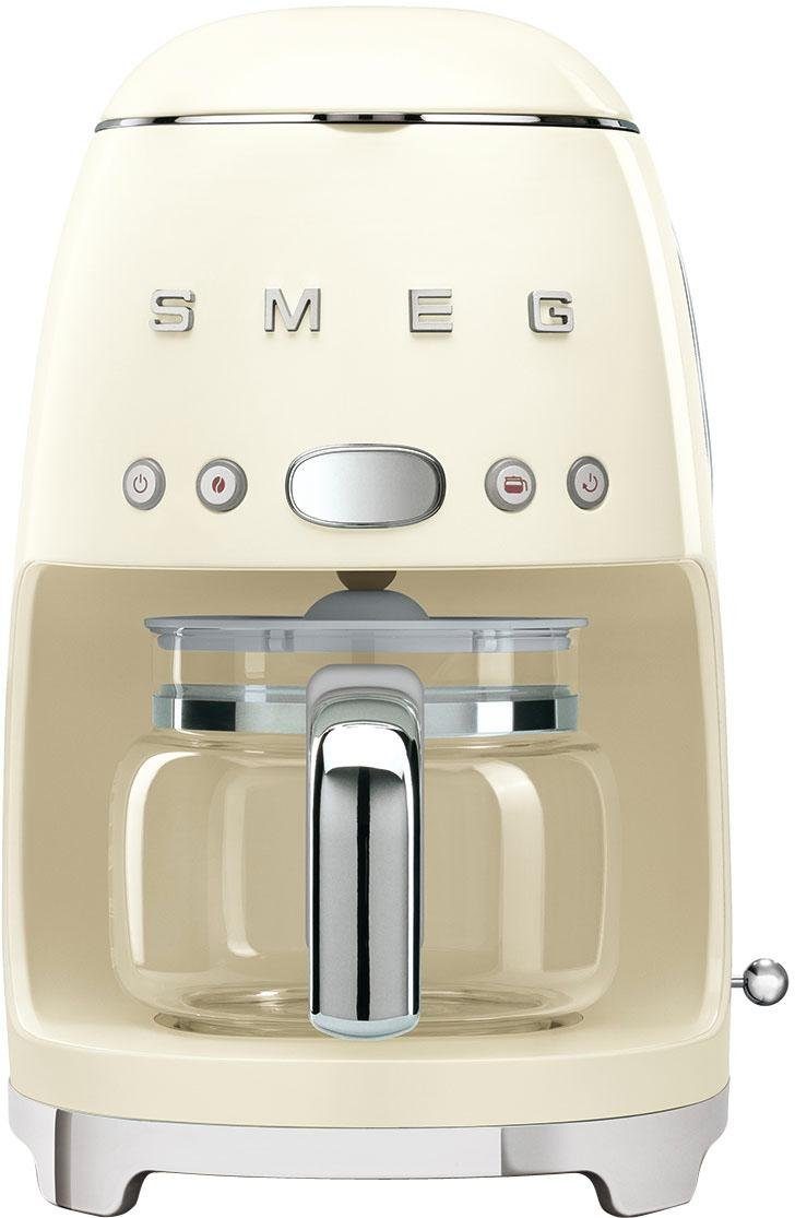 Smeg Filterkaffeemaschine DCF02CREU, Papierfilter 1x4, inkl. Permanentfilter