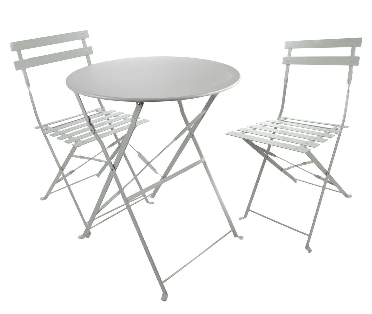 Bubble-Store Balkonset Bistroset, (Bistrogarnitur, Balkonset, Balkonmöbel, Gartenmöbel, Sitzgruppe klappbar, 3-tlg)