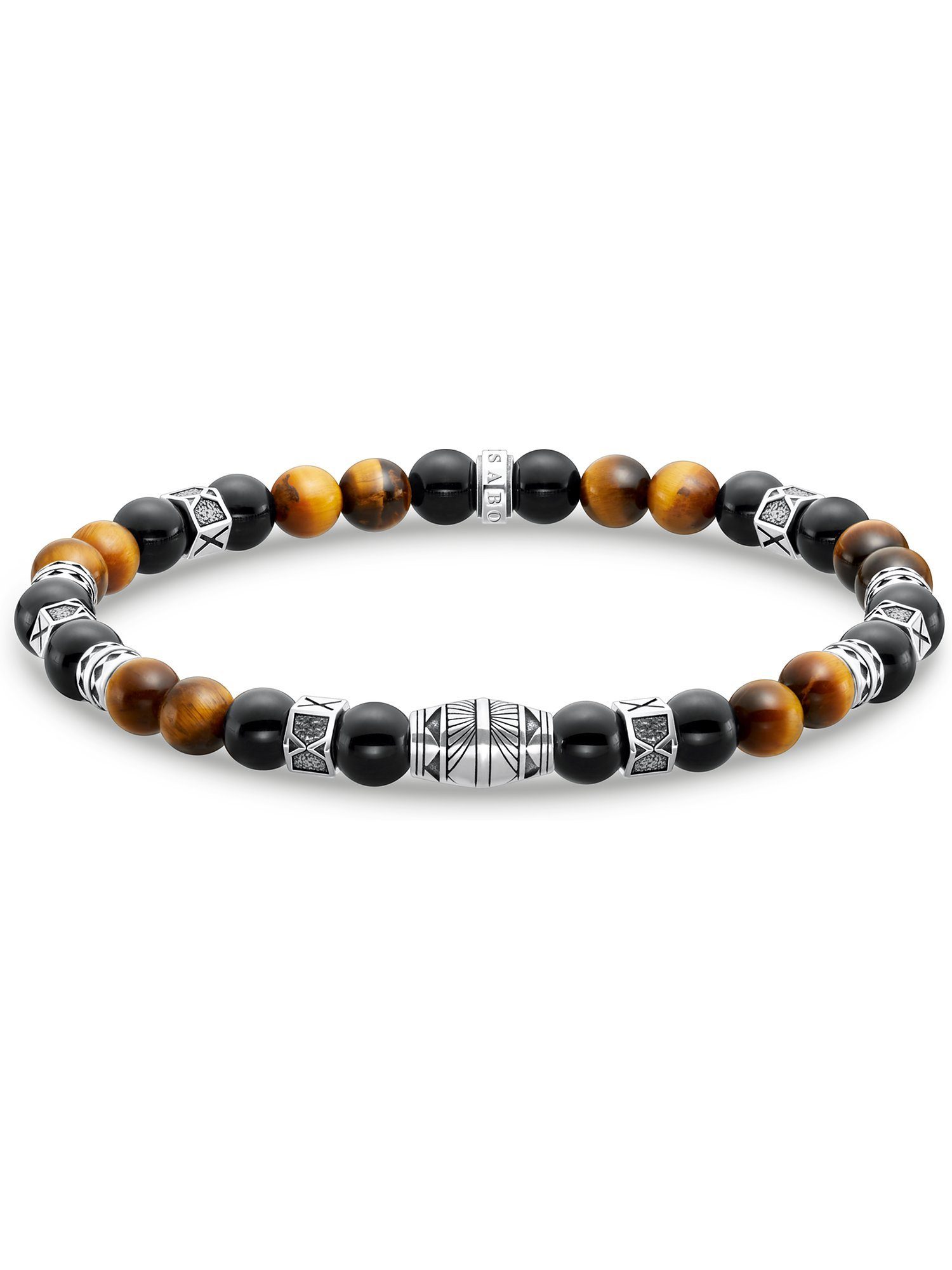Silberarmband Thomas Sabo Unisex-Armband 925er Silber Farbstein