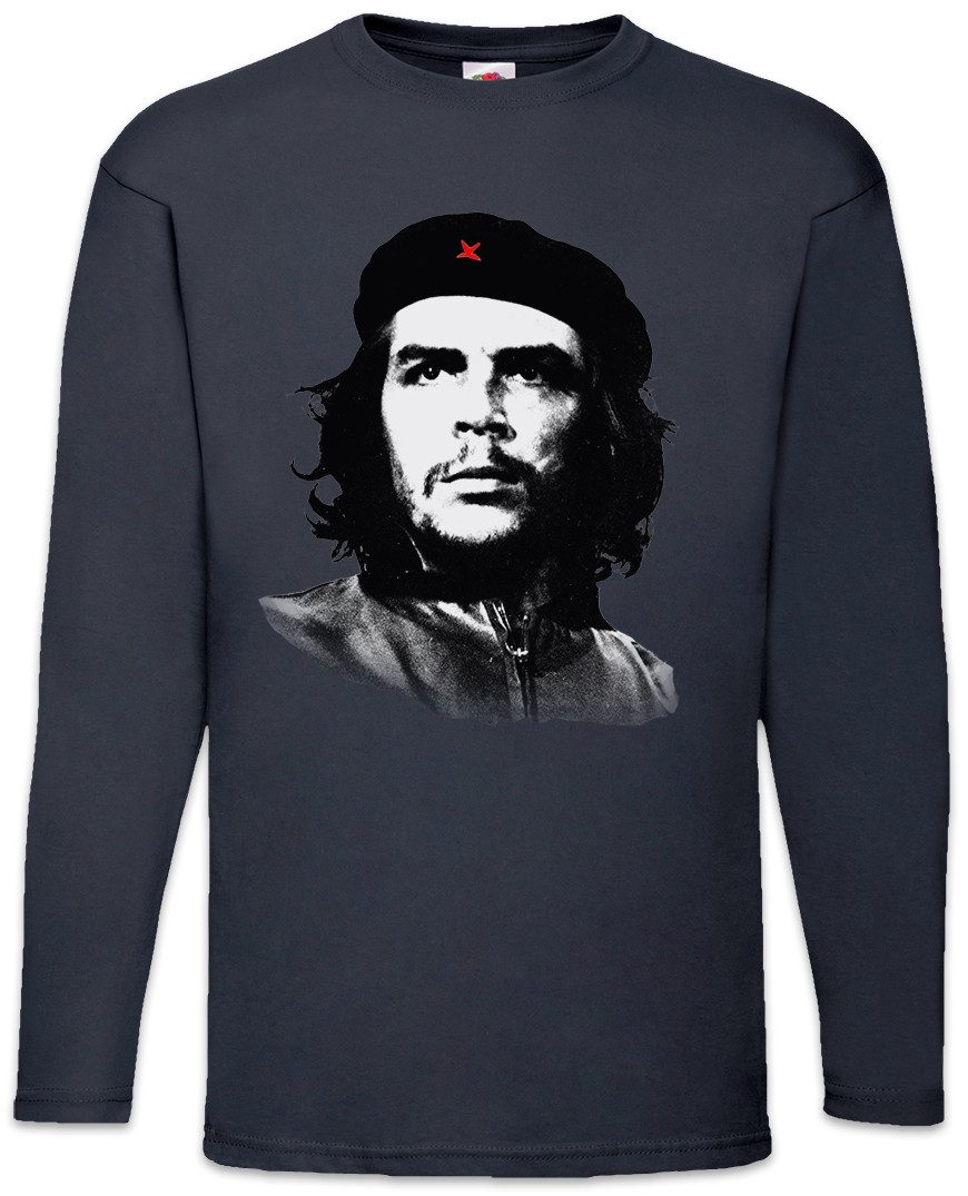 Langarmshirt Classic Che Guevara Portrait II Langarm T-Shirt Fidel El Caballo