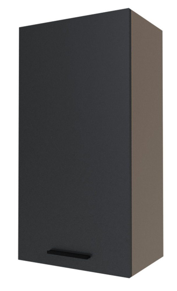 Feldmann-Wohnen Klapphängeschrank Bonn (Bonn, XL Hängeschrank) 50cm 1-türig Front- und Korpusfarbe wählbar graphit matt