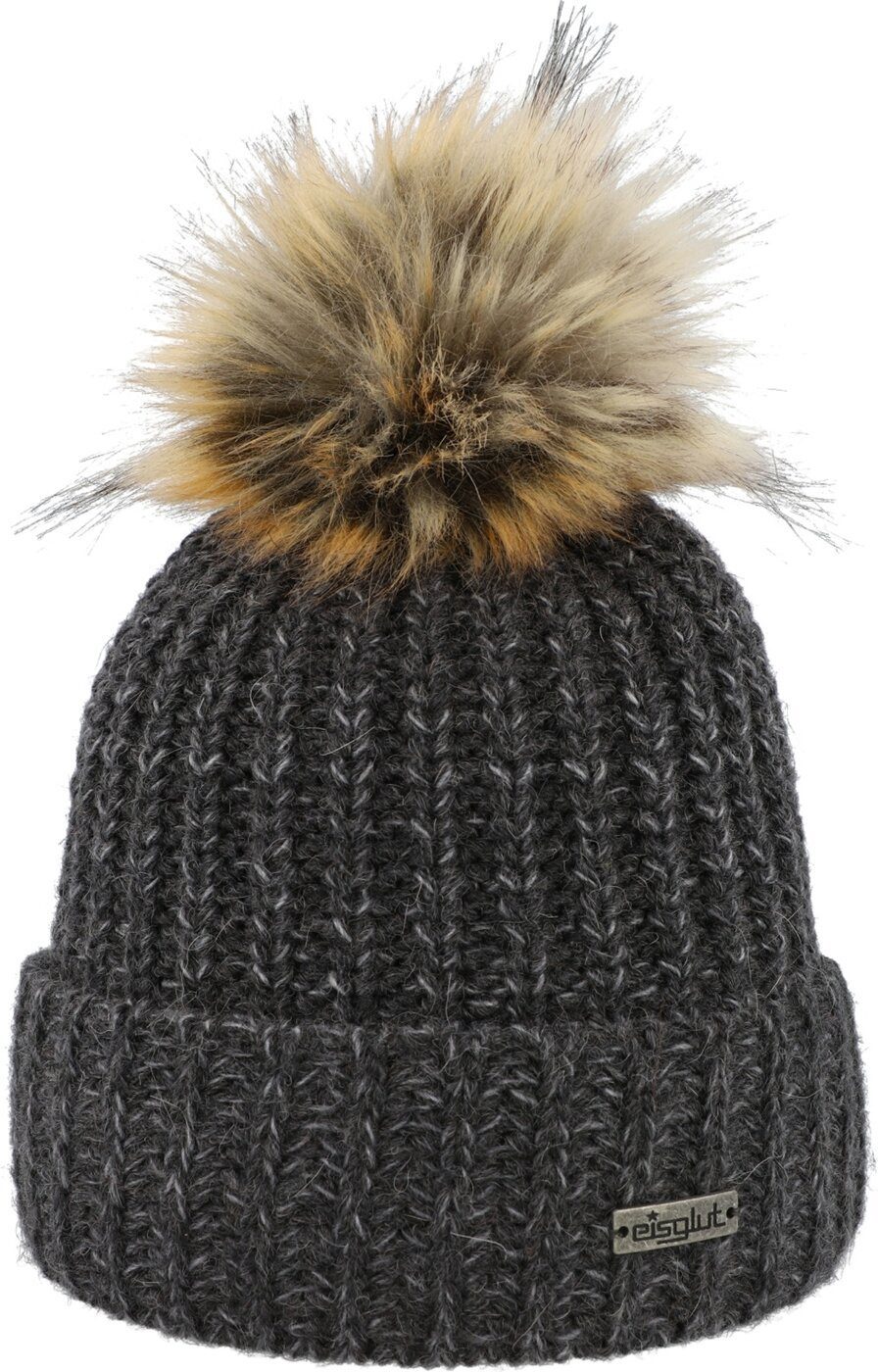 Eisglut Strickmütze Mit Umschlag - Alpaka Wolle Designed In Germany