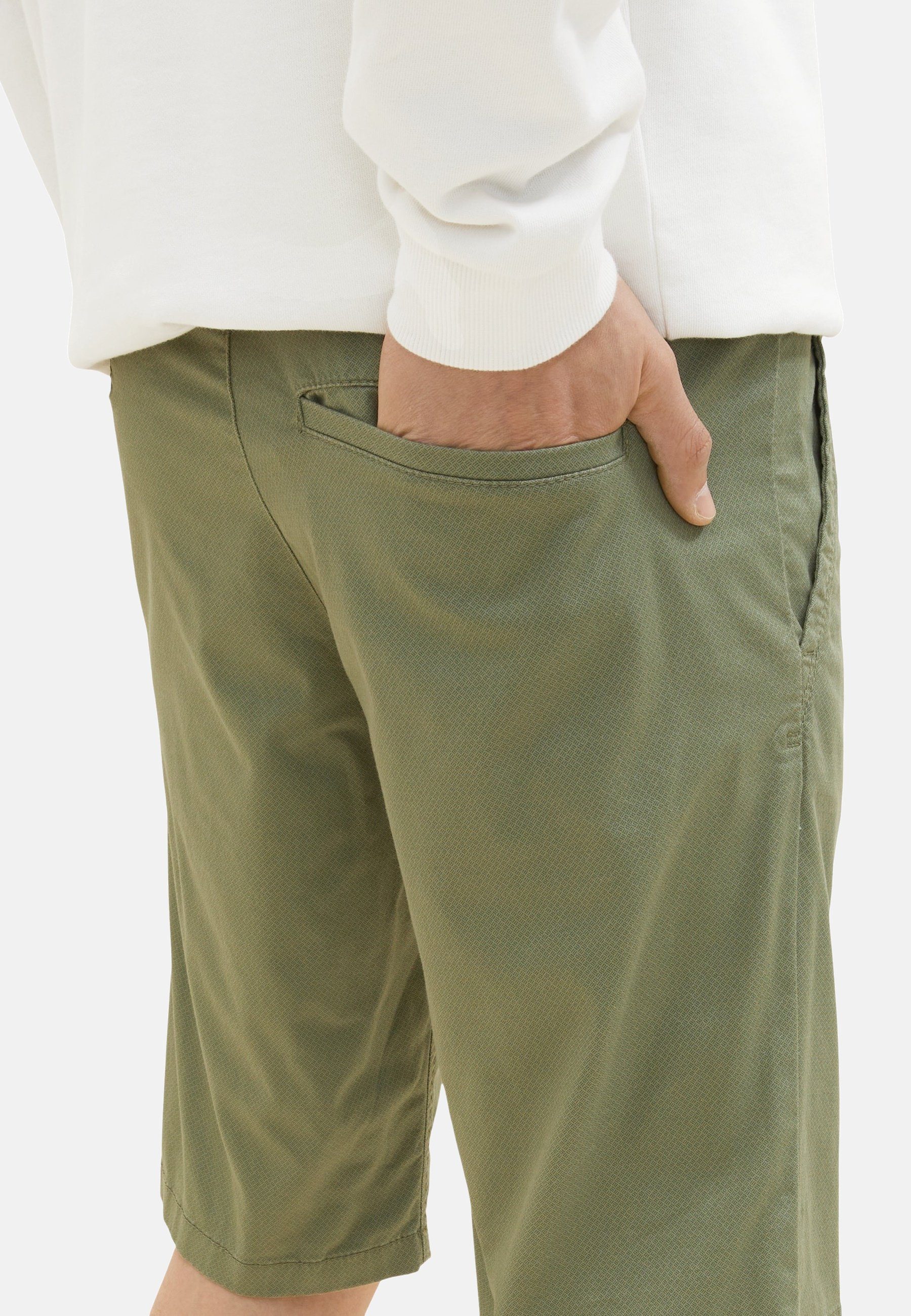 Slim TOM (1-tlg) Chino Shorts TAILOR Tom kurze Chino Bermuda Tailor grün Chinoshorts