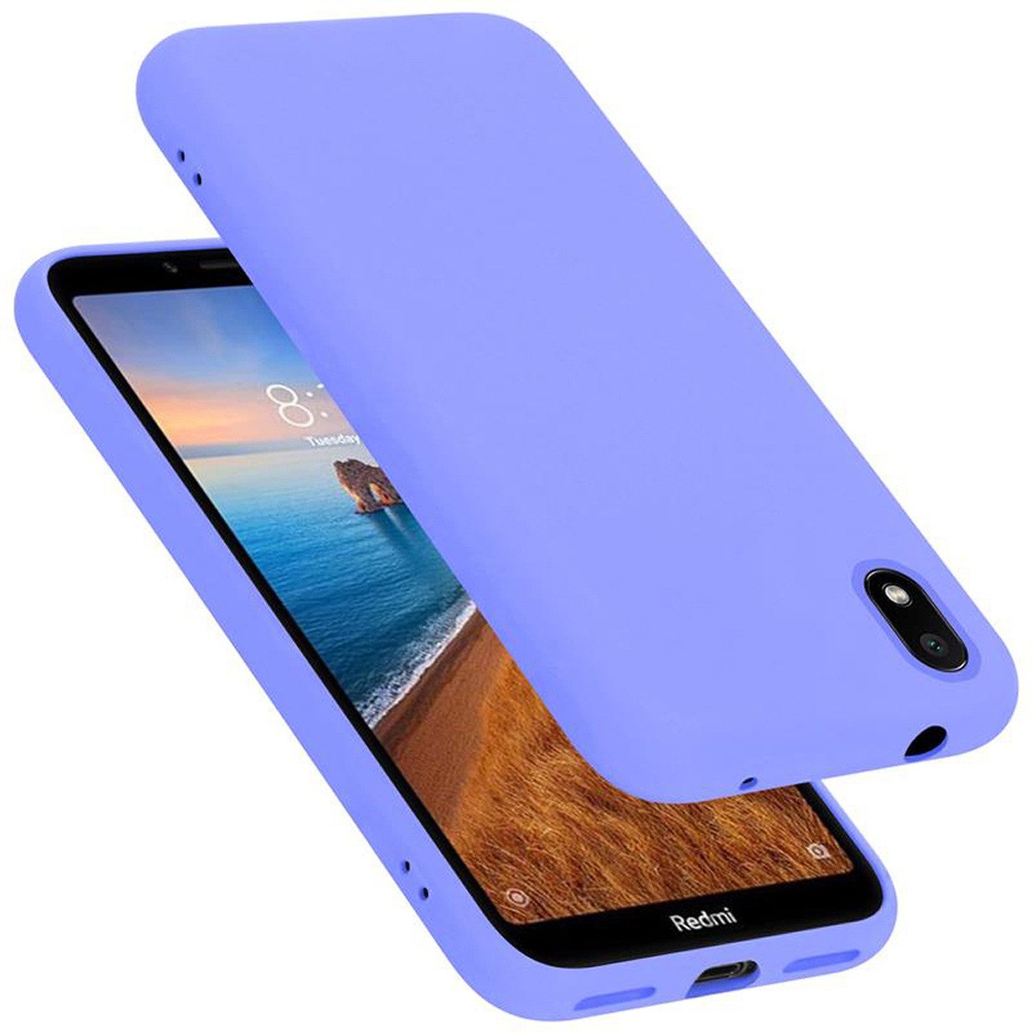 Cadorabo Handyhülle für Xiaomi RedMi 7A Hülle Xiaomi RedMi 7A, Flexible Hülle TPU Silikon Schutzhülle Back Cover Case