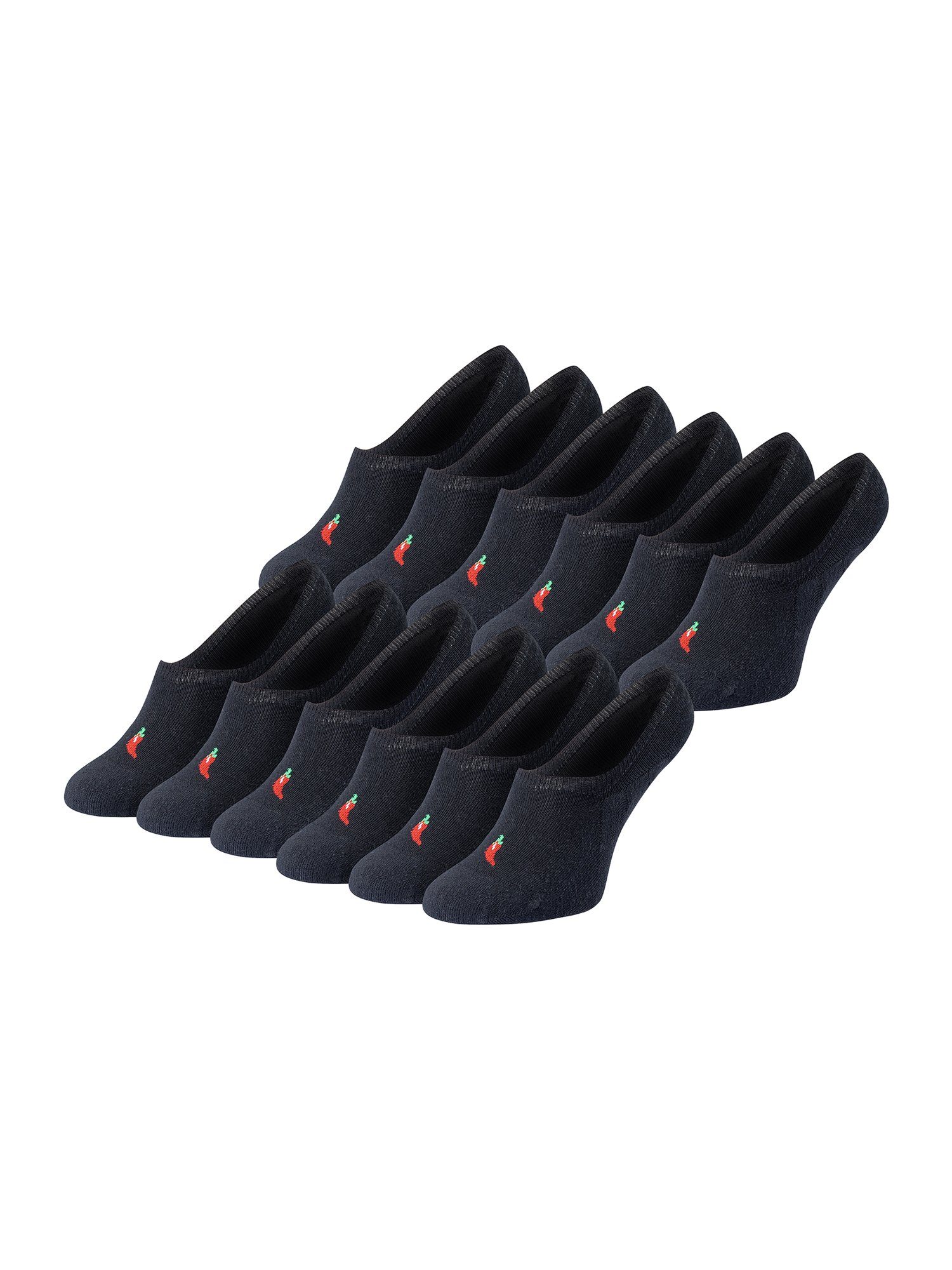 Silicon Lifestyle (12-Paar) Chili Footies schwarz unisex Chili Füßlinge