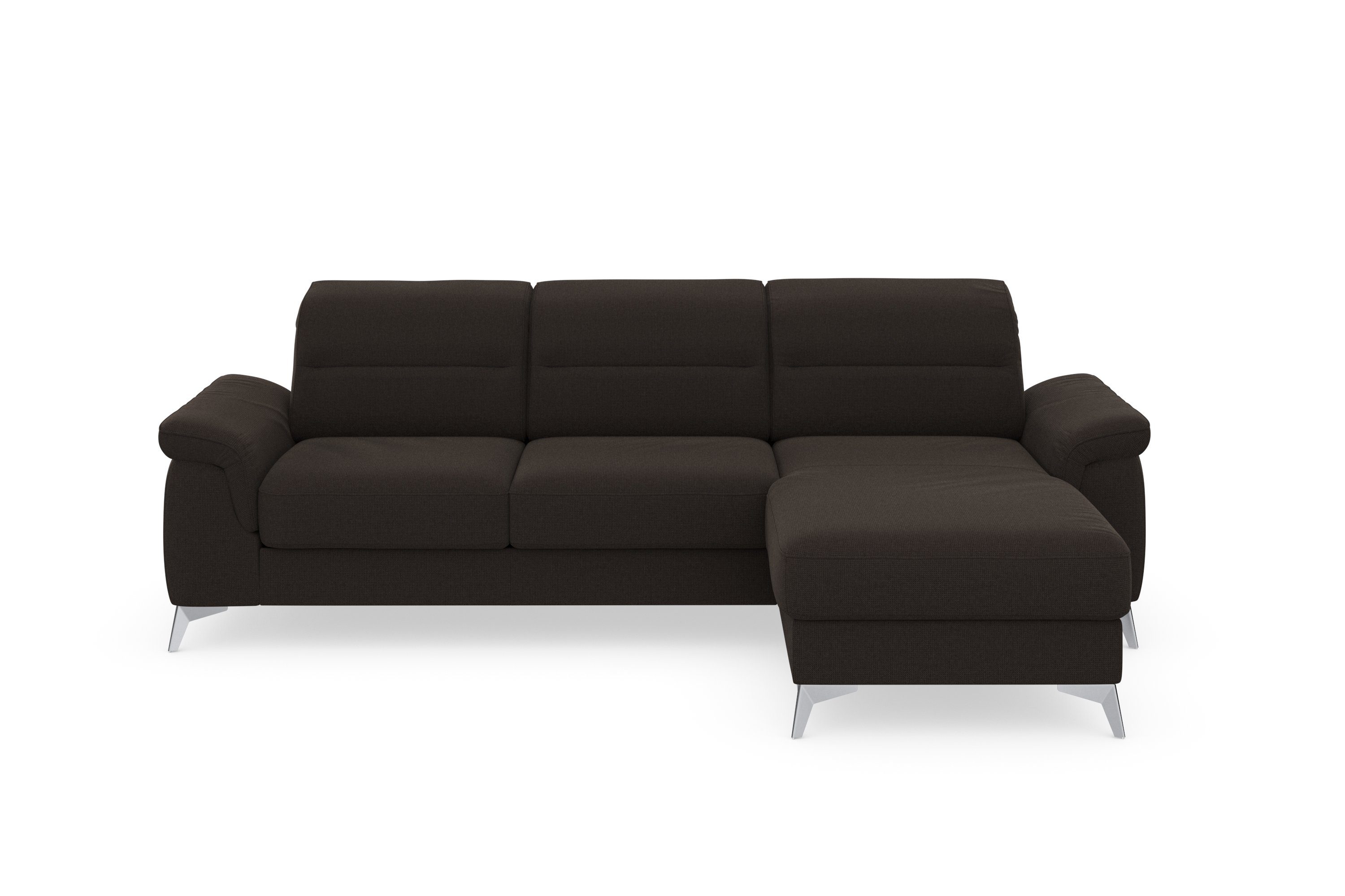 sit&more Ecksofa Sinatra, mit und optinal mit Recamiere, Armteilfunktion Kopfteilverstellung