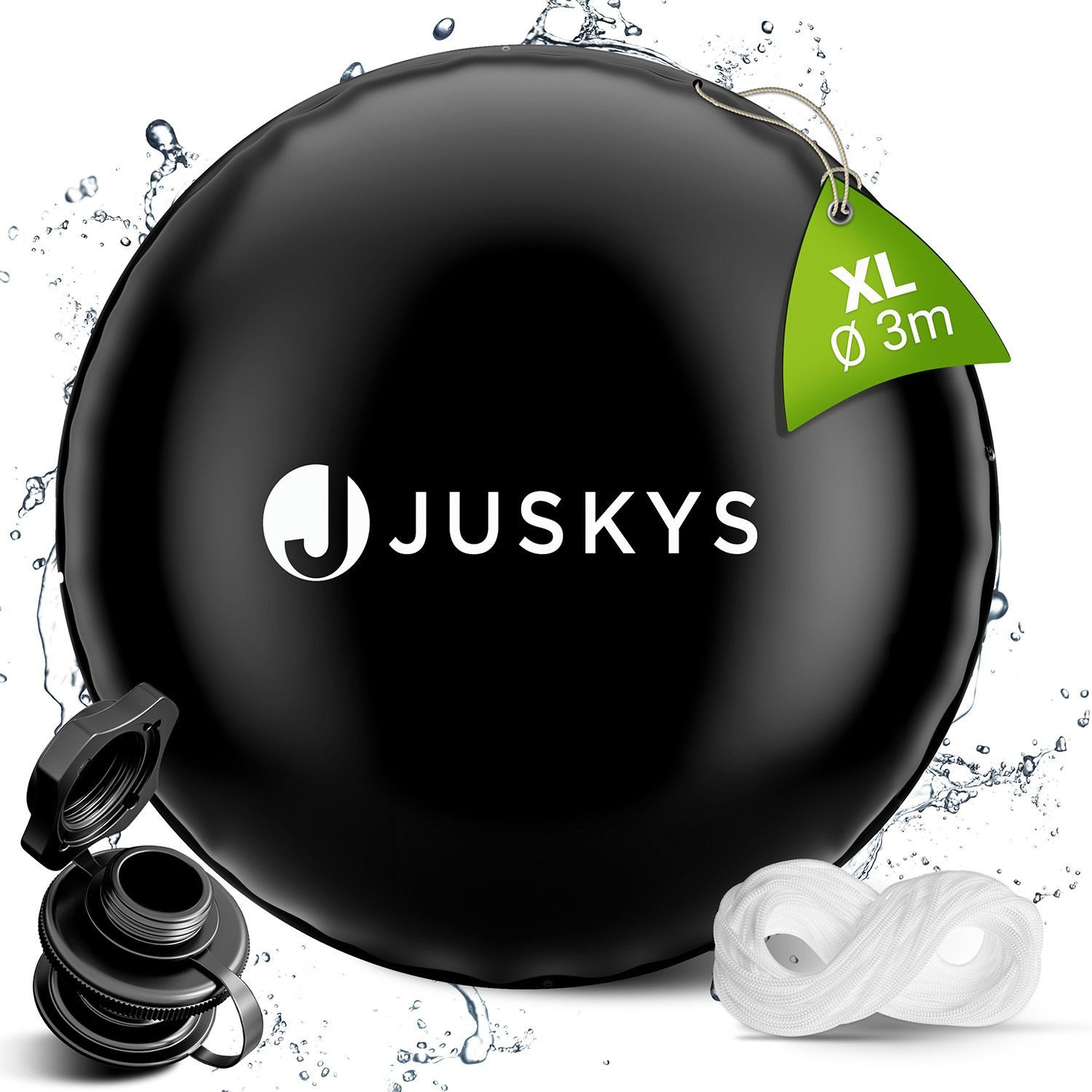 Juskys aufblasbare Whirlpoolabdeckung Rund 3 m, günstig online kaufen