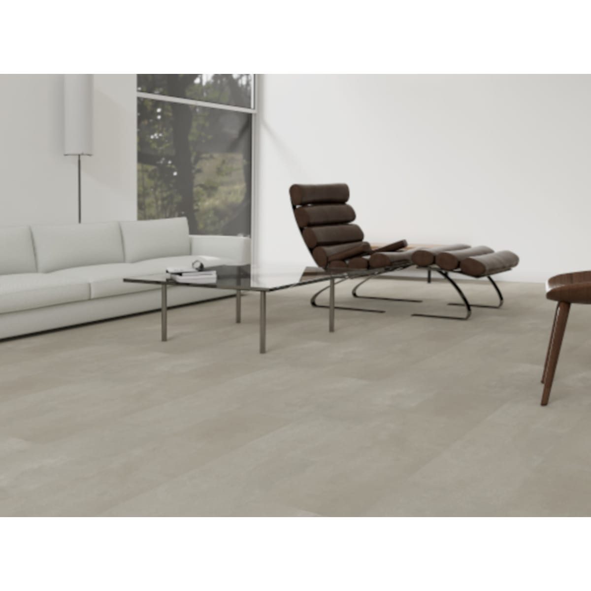 BASICfloor Vinylboden Vinylboden Urban FreeLay Beton hellgrau Fliese Lose-Lay