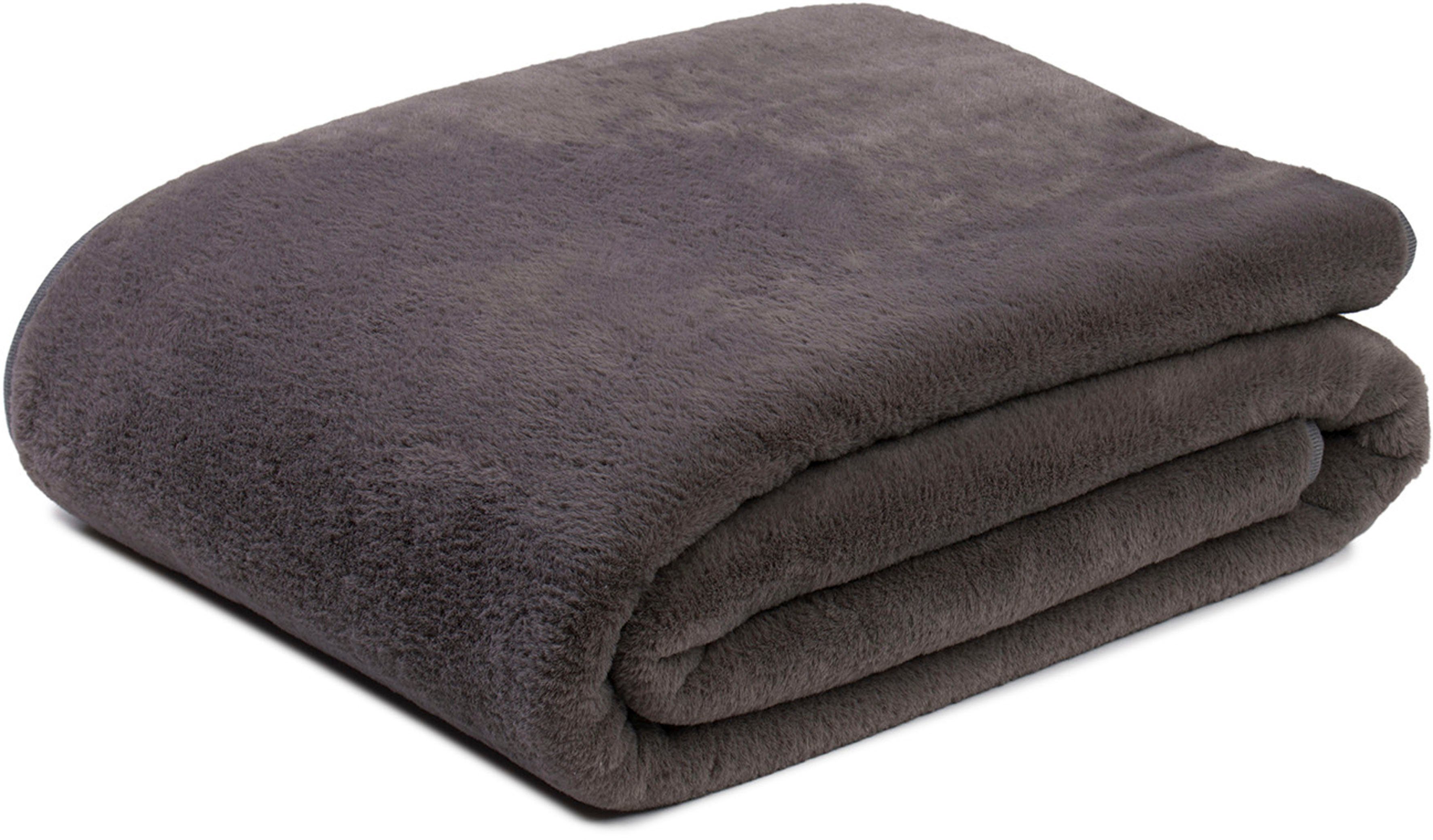 Wohndecke Merino Wendewohndecke, Gözze, kuschelig weich günstig online kaufen