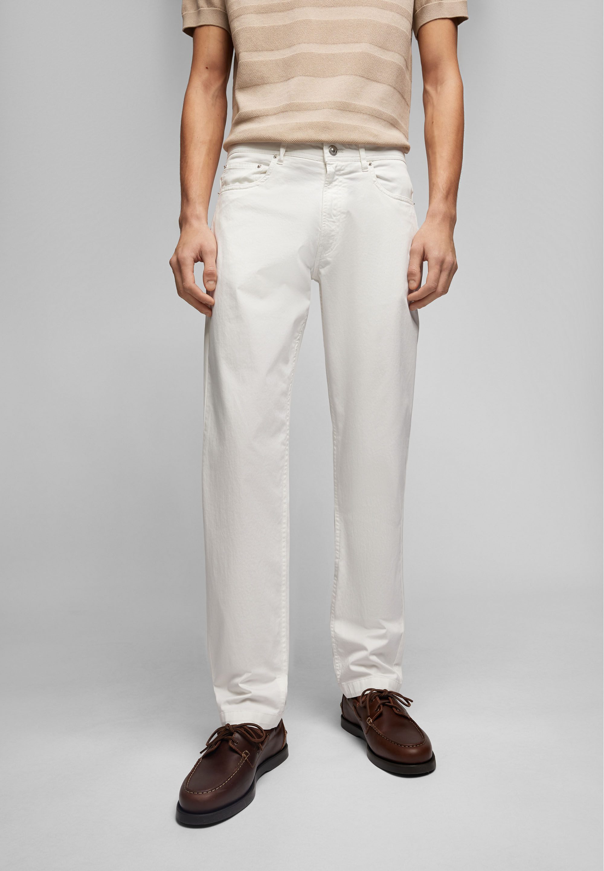 HECHTER PARIS Chinohose (1-tlg) aus Baumwolle günstig online kaufen