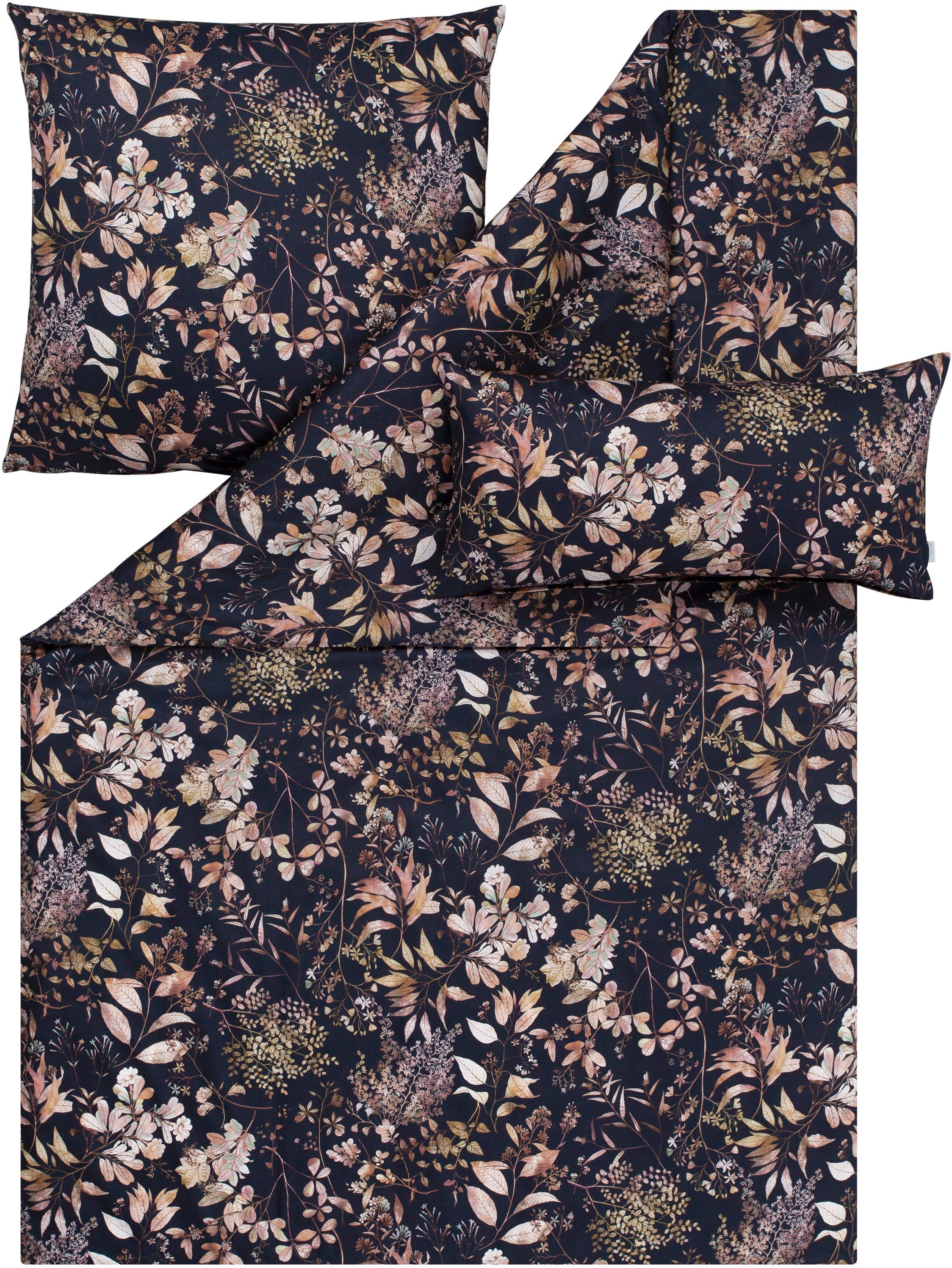 Bettwäsche MIRELLA, Estella, Mako-Satin, 3 teilig, Gratiskissenbezug 40x80 cm
