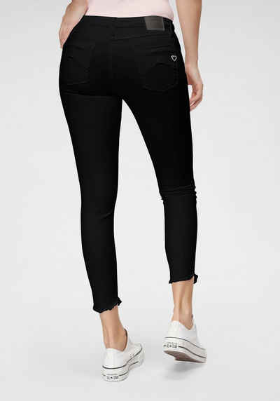 Please Jeans Slim-fit-Jeans P 930 Slim Fit Powerstretch mit Open seams
