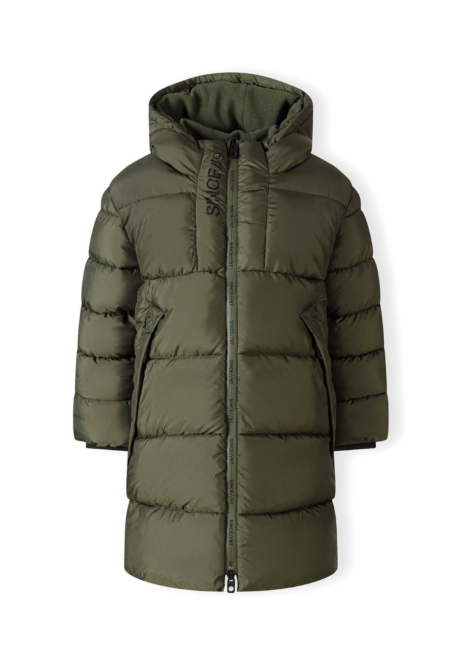 MINOTI Winterjacke Lange Jacke mit Fleece-Futter und Taschen mit 2-Wege Zip günstig online kaufen
