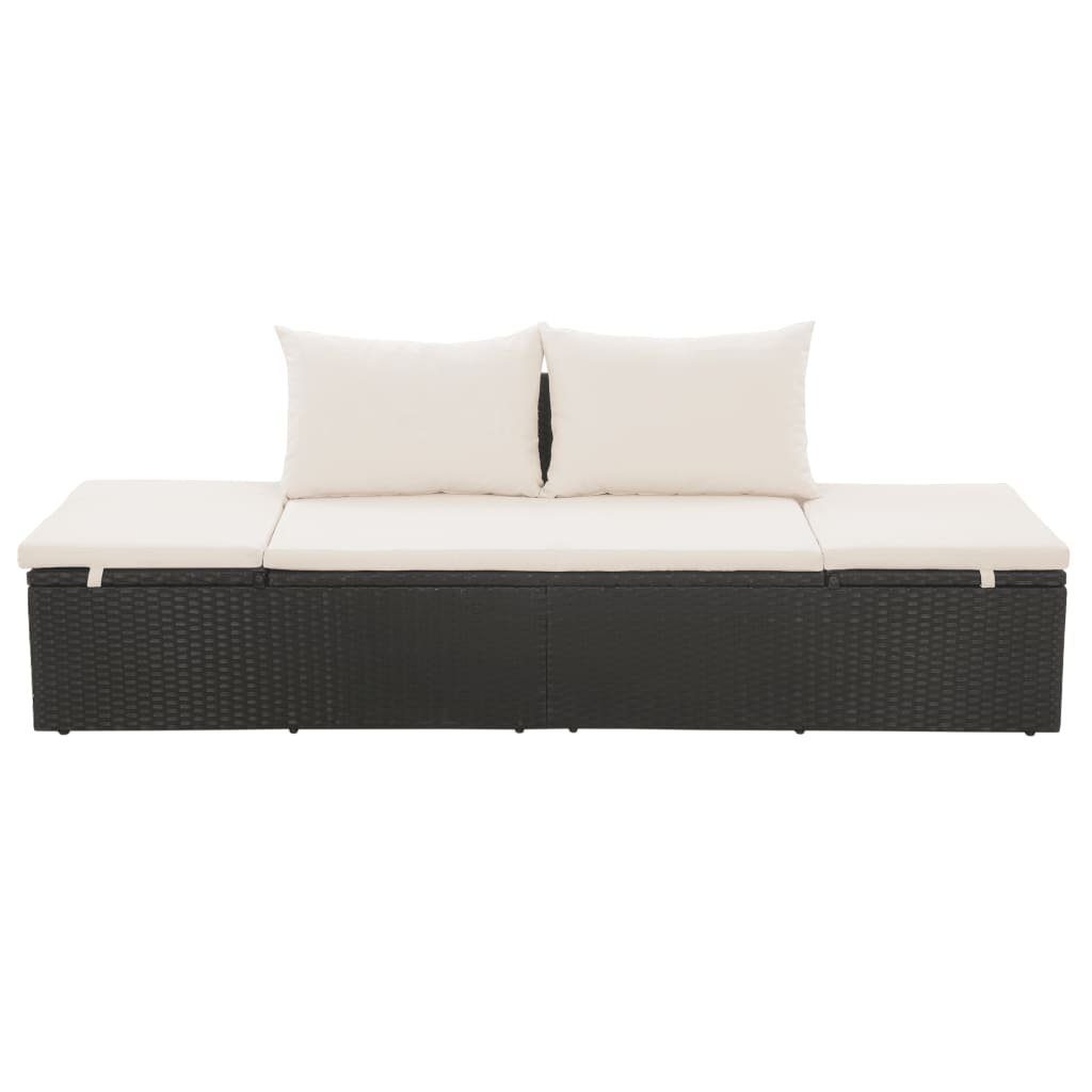 DOTMALL Gartenliege Gartenmöbel mit Sonnenliege,Polyrattan, verstellbar, günstig online kaufen
