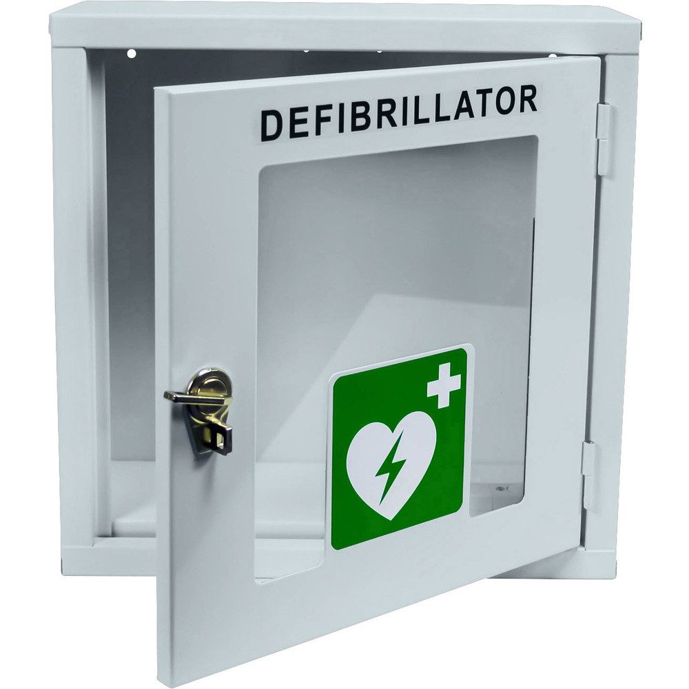 MedX5 Defibrillator MEDX5 AED-AI-040-AL DEFI-Wandkasten Innenbereich mit Alarm Weiß Metall