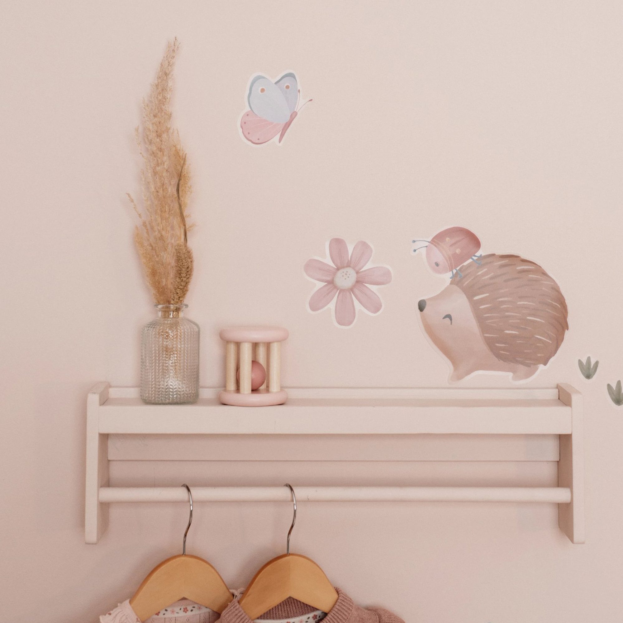 LITTLE DUTCH Wandtattoo Wandsticker Set Fairy Garden A4 (3x St) (Set, 3 St), 3x A4-Format