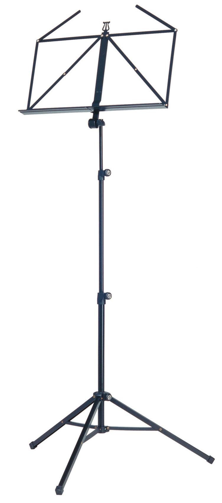 König & Meyer Notenpult 10065 Notenpult Schwarz, (oberflächenschonende Klemmschrauben), oberflächenschonende Klemmschrauben