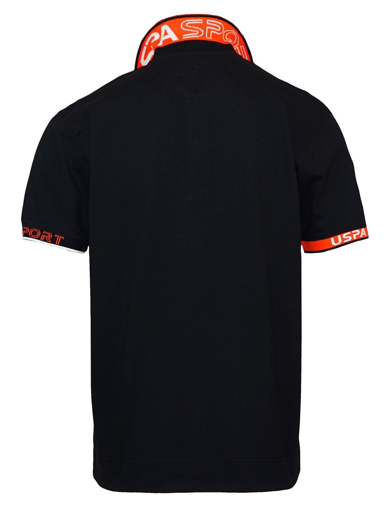 Poloshirt Polo Poloshirt (1-tlg) schwarz Assn Shirt CAAD U.S.